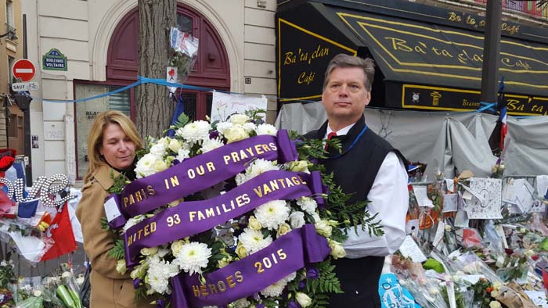 Hamilton Peterson and Patricia Lewis felt a special bond with the families of victims of the terror attacks in Paris. (Casey Sherman)