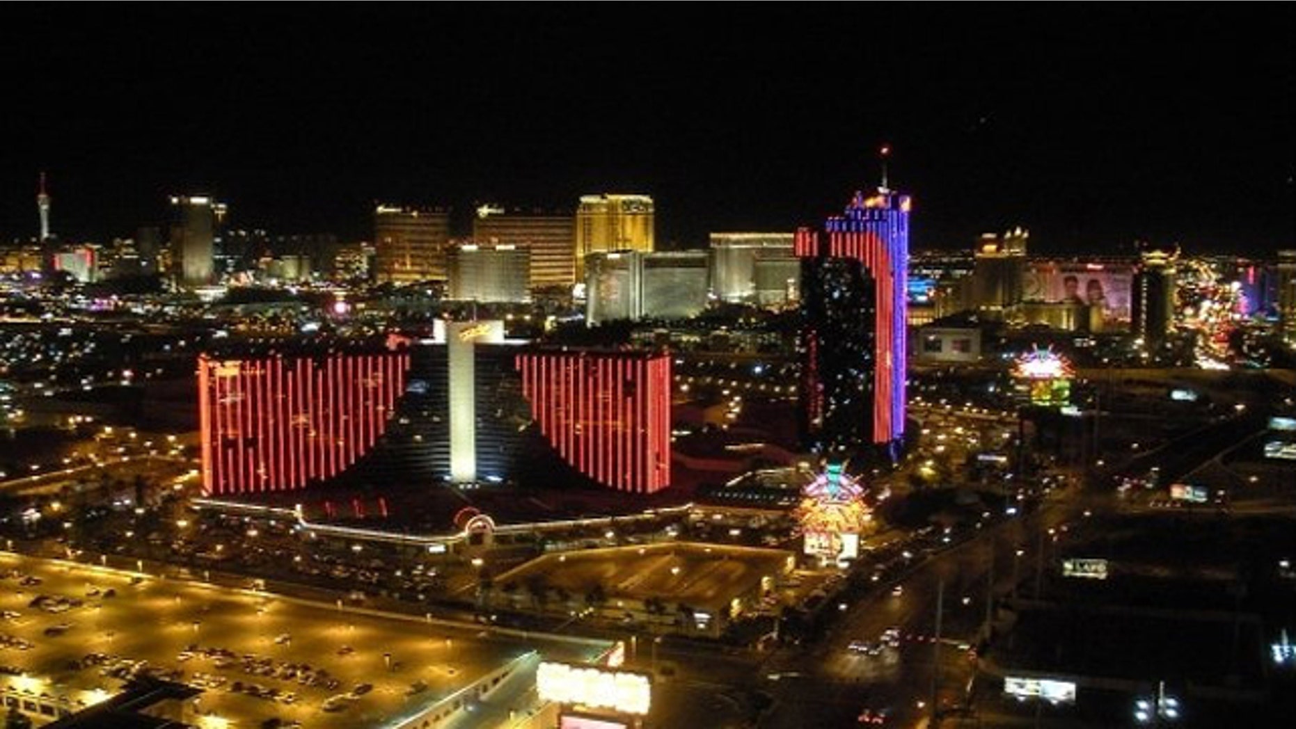 A view of Las Vegas. Roughly 2,000 housekeepers, waiters and others at nine of 10 downtown Las Vegas casinos have voted to go on strike June 1 if they don't reach agreements on a series of issues, the thorniest of which involve new ObamaCare-related cost increases, according to the union.