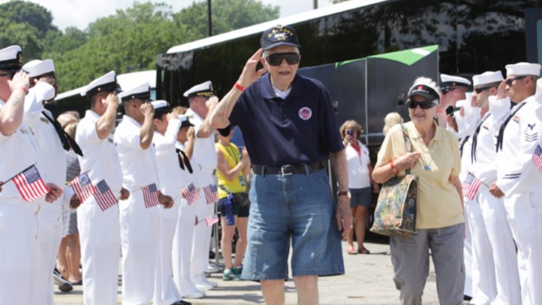 Veteran Chuck Franzke's celebratory dancing videos have gone viral.