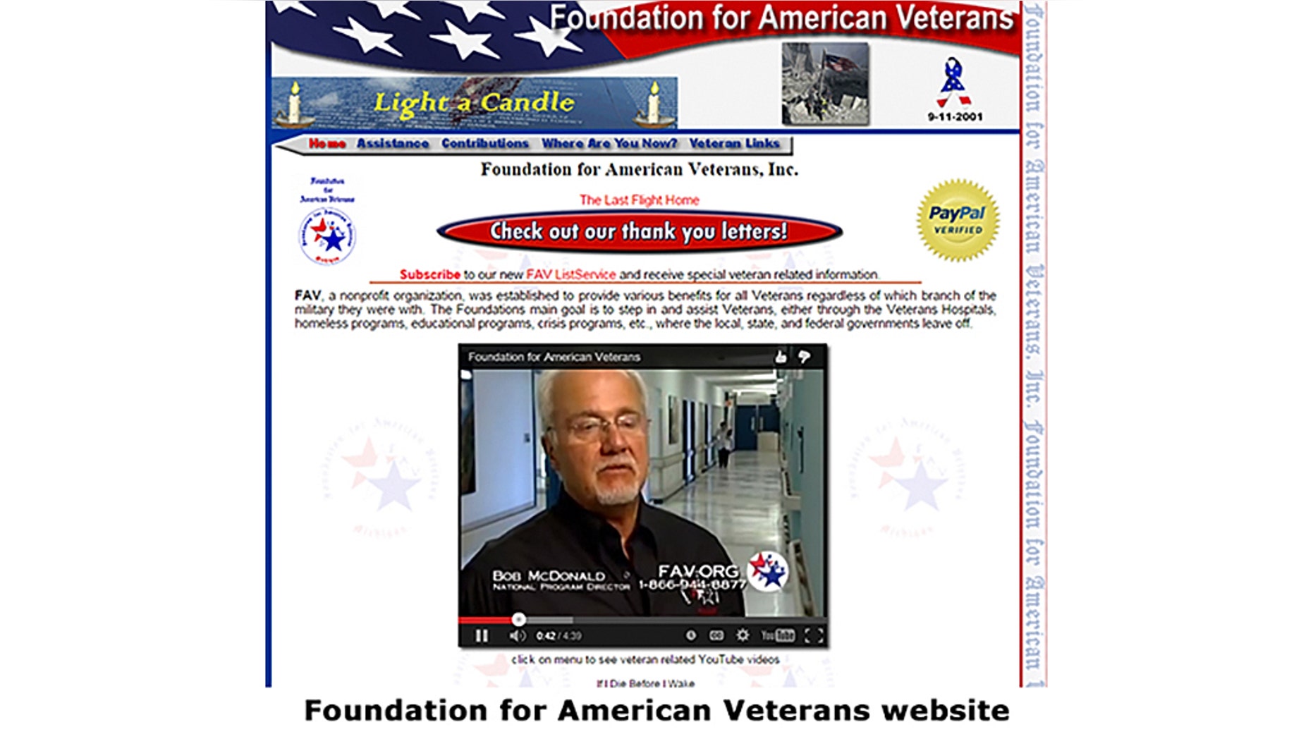 Michigan Attorney General Bill Schuette said that as part of the FTC's "Operation Donate with Honor" he was investigating Foundation for American Veterans for deceptive solicitations and for “dubious withdrawals” by the group's treasurer.