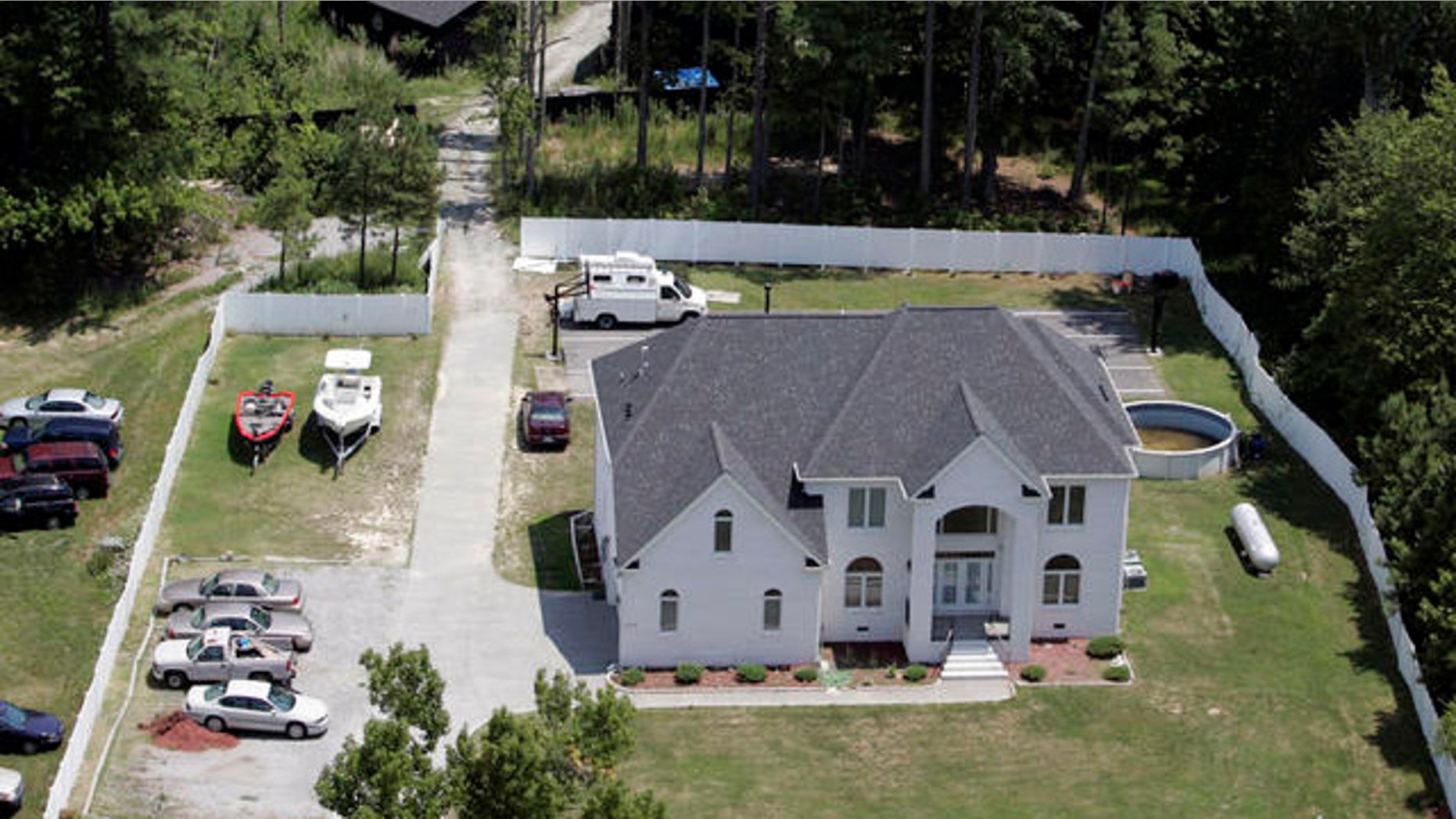 Michael Vick's former dogfighting compound in Smithfield, Va.