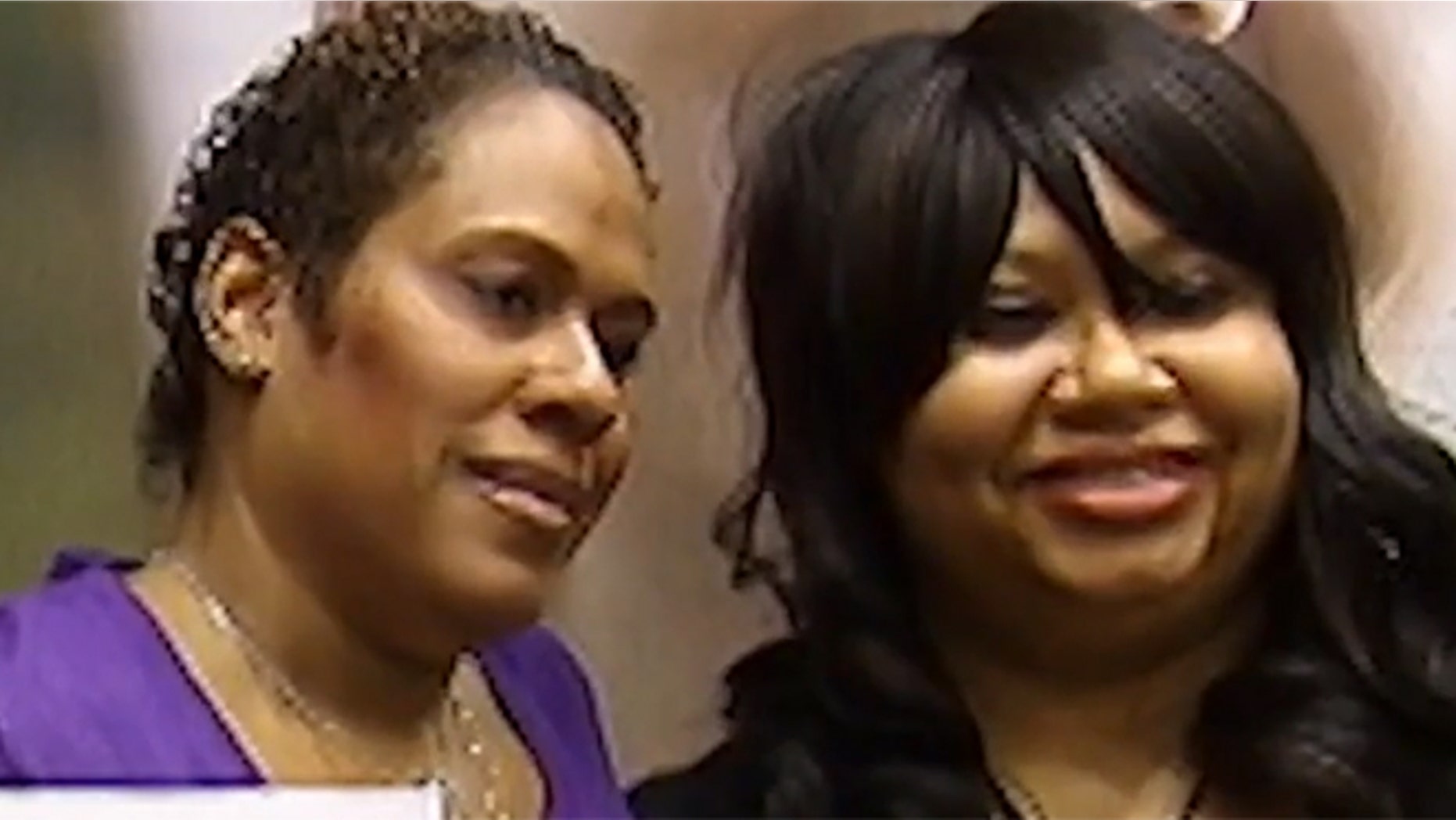 Vicki Olds heard her daughter's heart beating again in friend Tanisha Basham.
