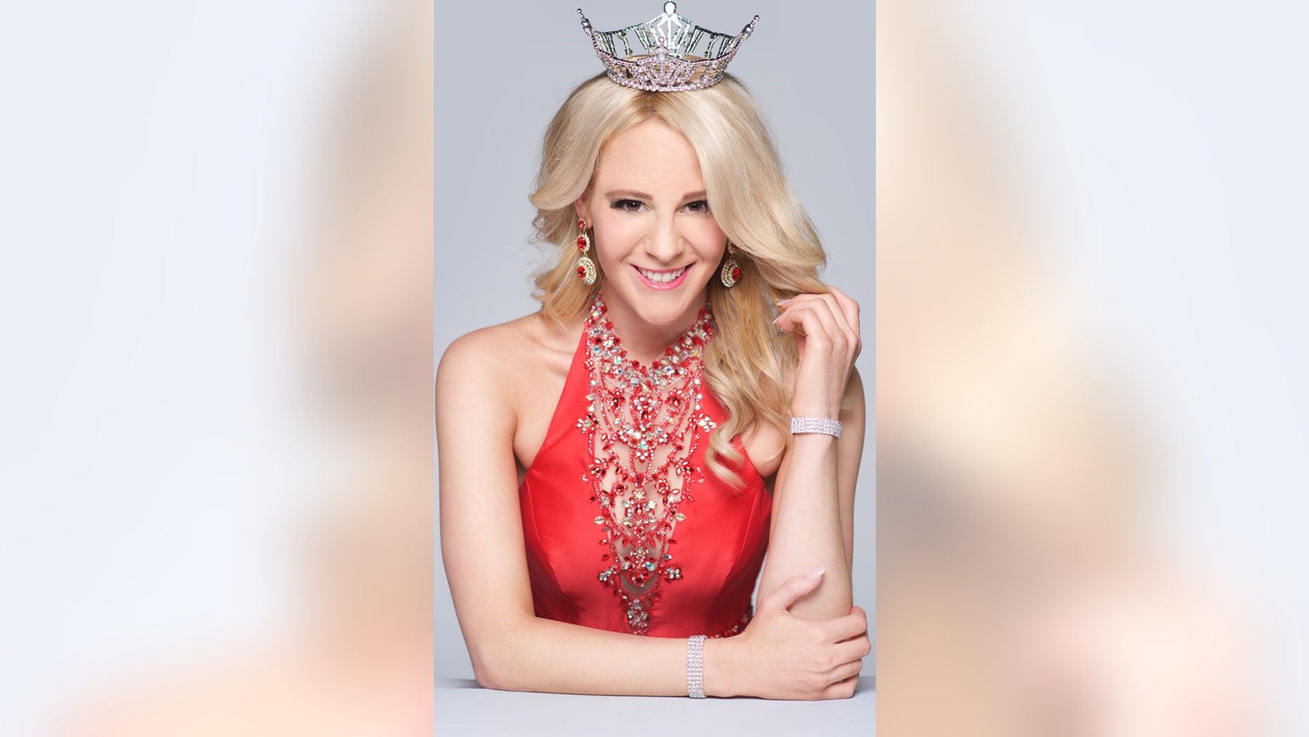 Pageant queen Victoria Graham poses.