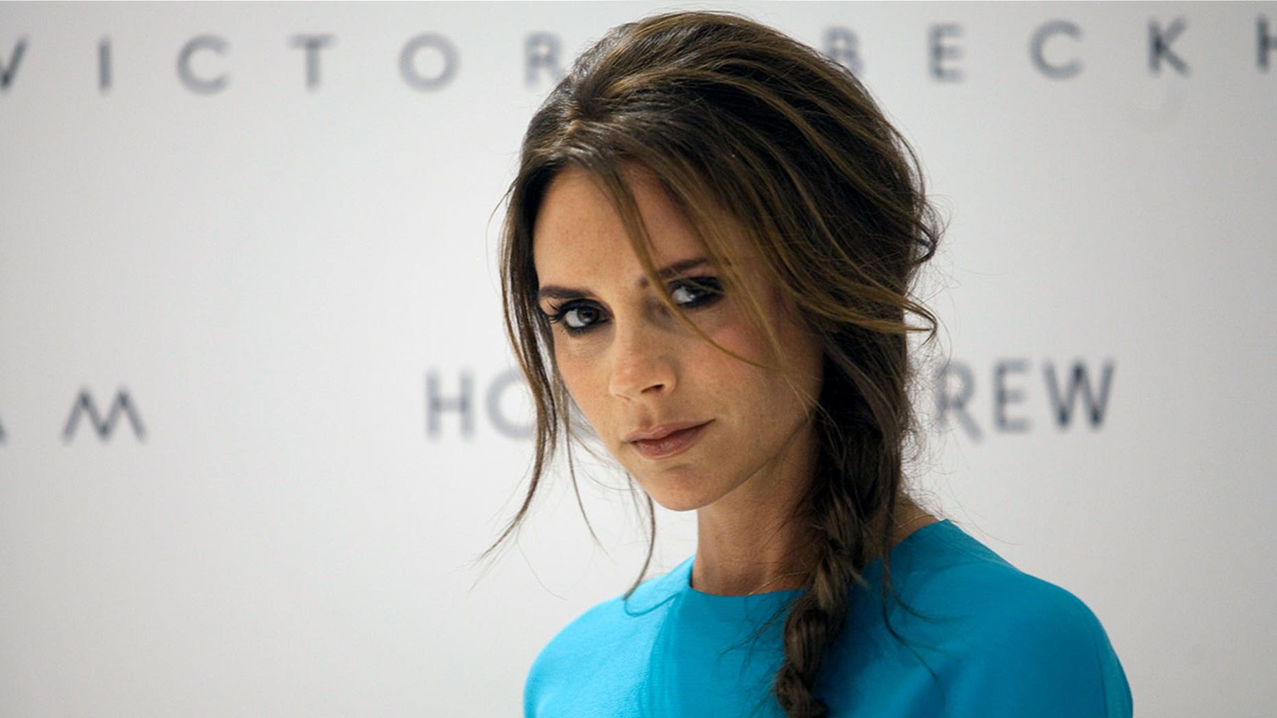 A pizza place in North East England is advertising its crusts as being thinner than Victoria Beckham.