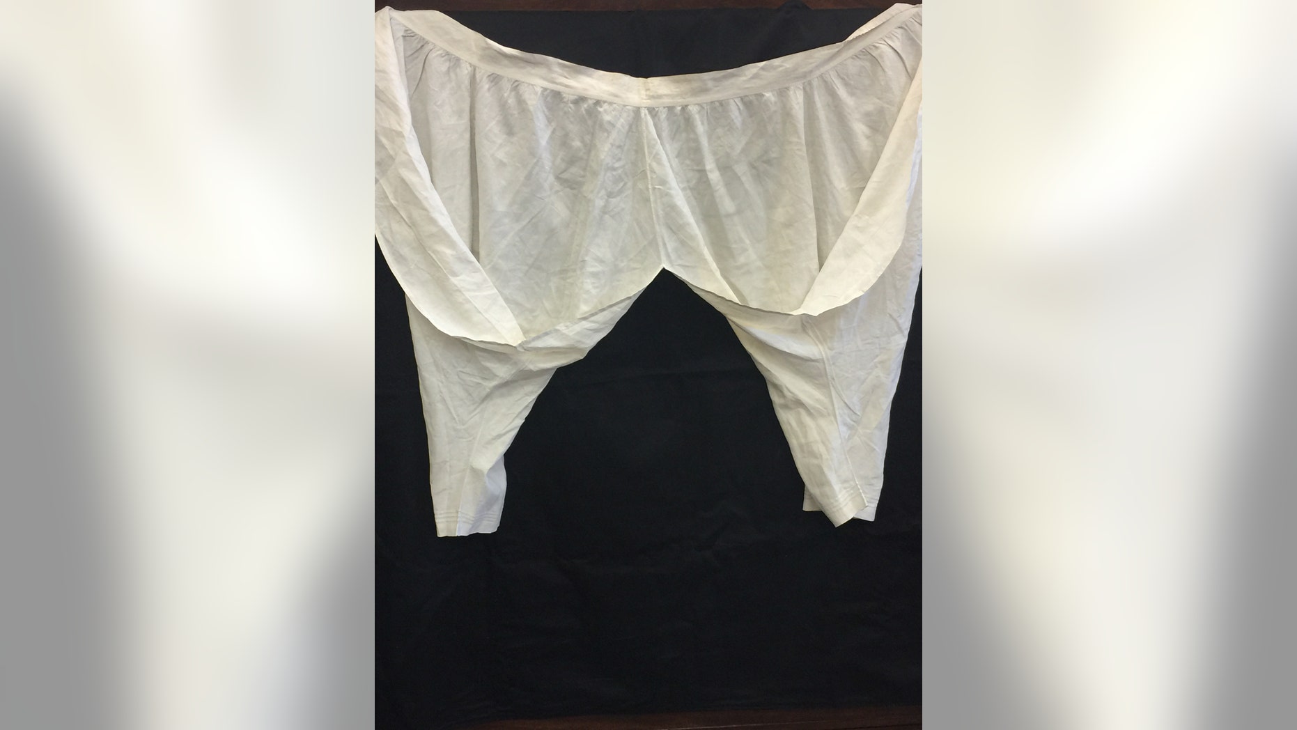 Queen Victoria's bloomers that are up for auction in the U.K. (Henry Aldridge & Son).