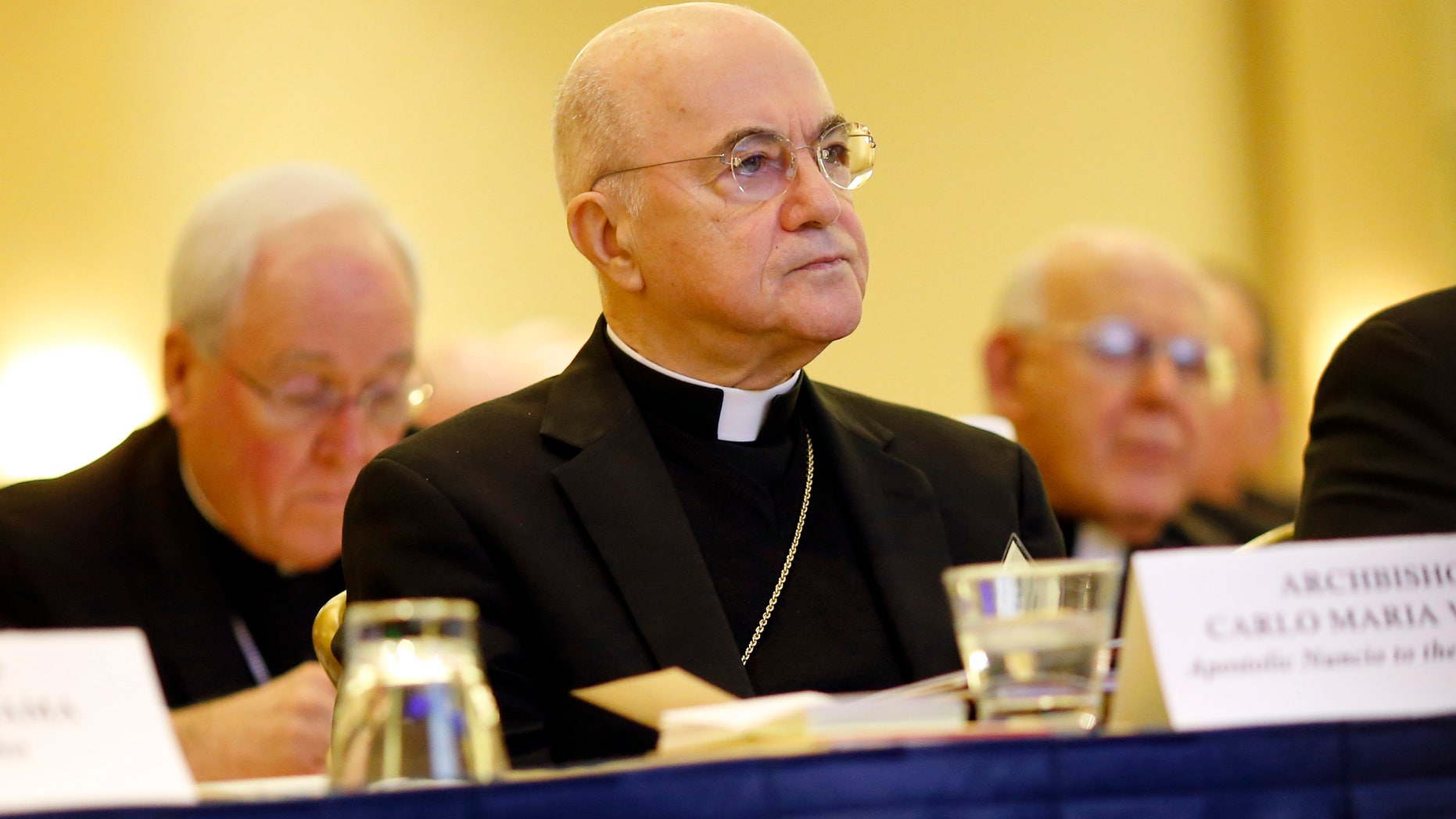 Archbishop Carlo Maria Vigano in November.