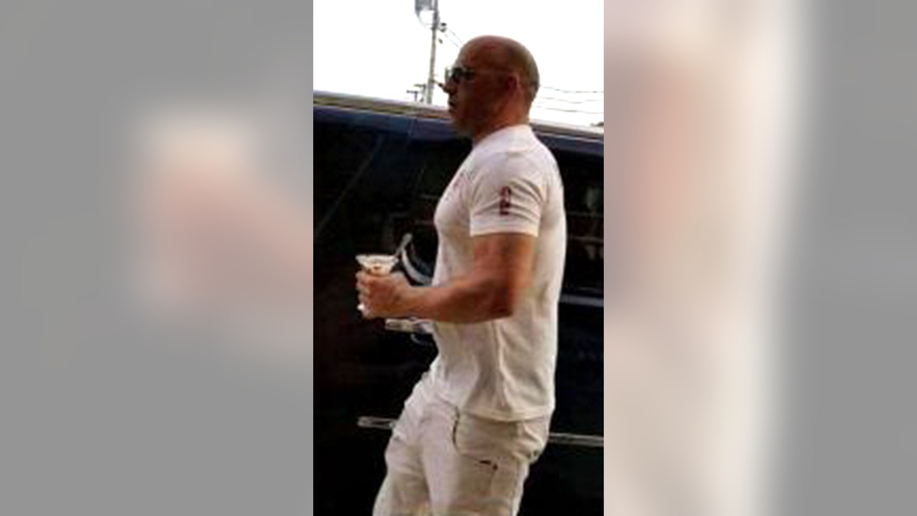 Vin Diesel allegedly forgot to give back the ice cream dish after ordering a hot fudge sundae last week.