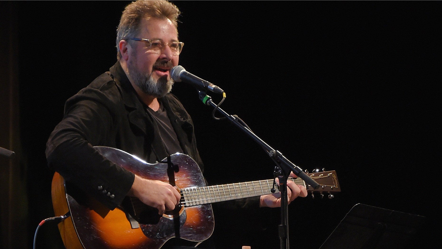 Vince Gill performed his song "Forever Changed" at the Country Music Hall of Fame and Museum's "All for the Hall" Benefit on February 13, 2018 in New York City.