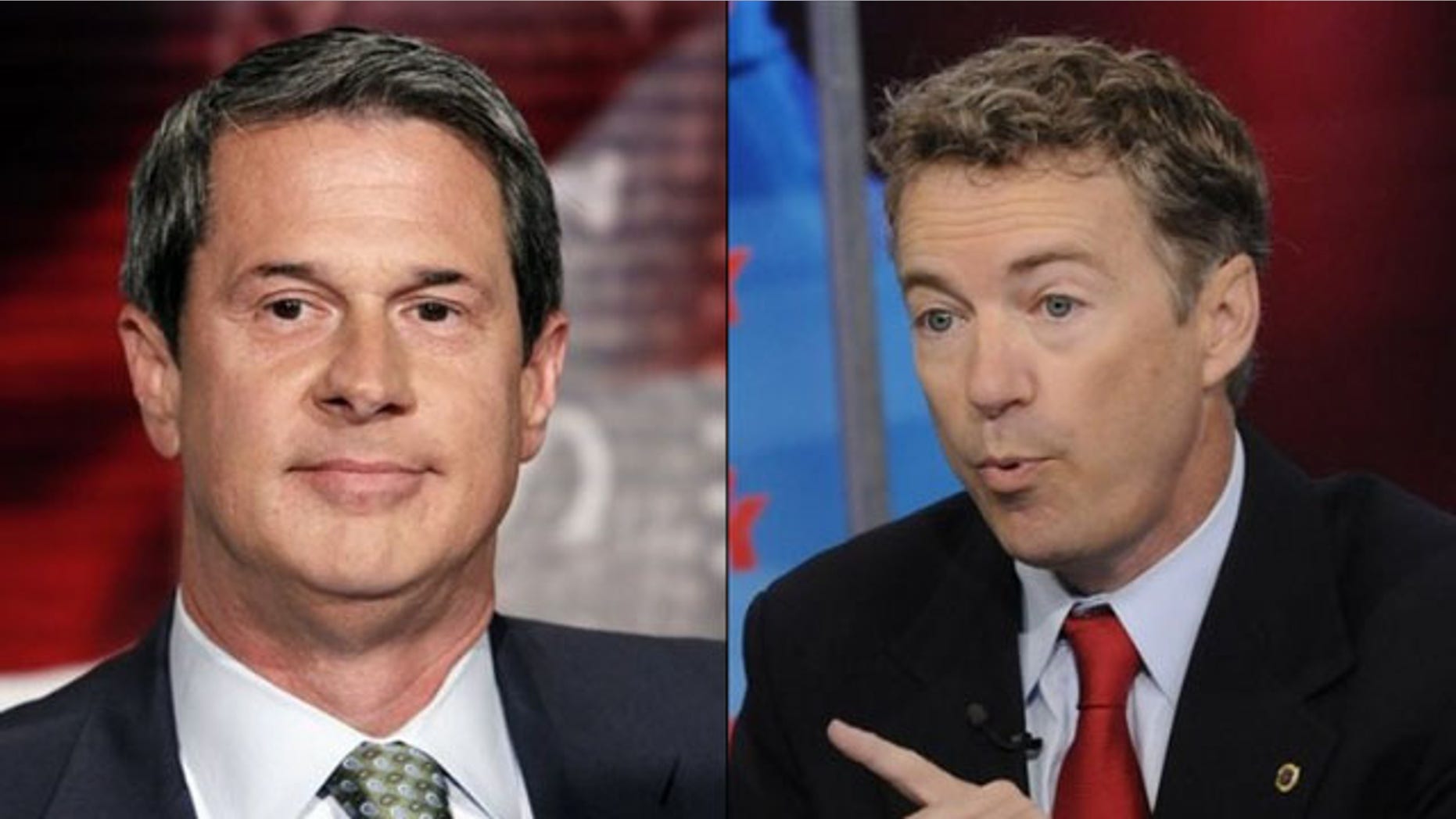 Shown here are Sen. David Vitter, left, and Sen. Rand Paul.