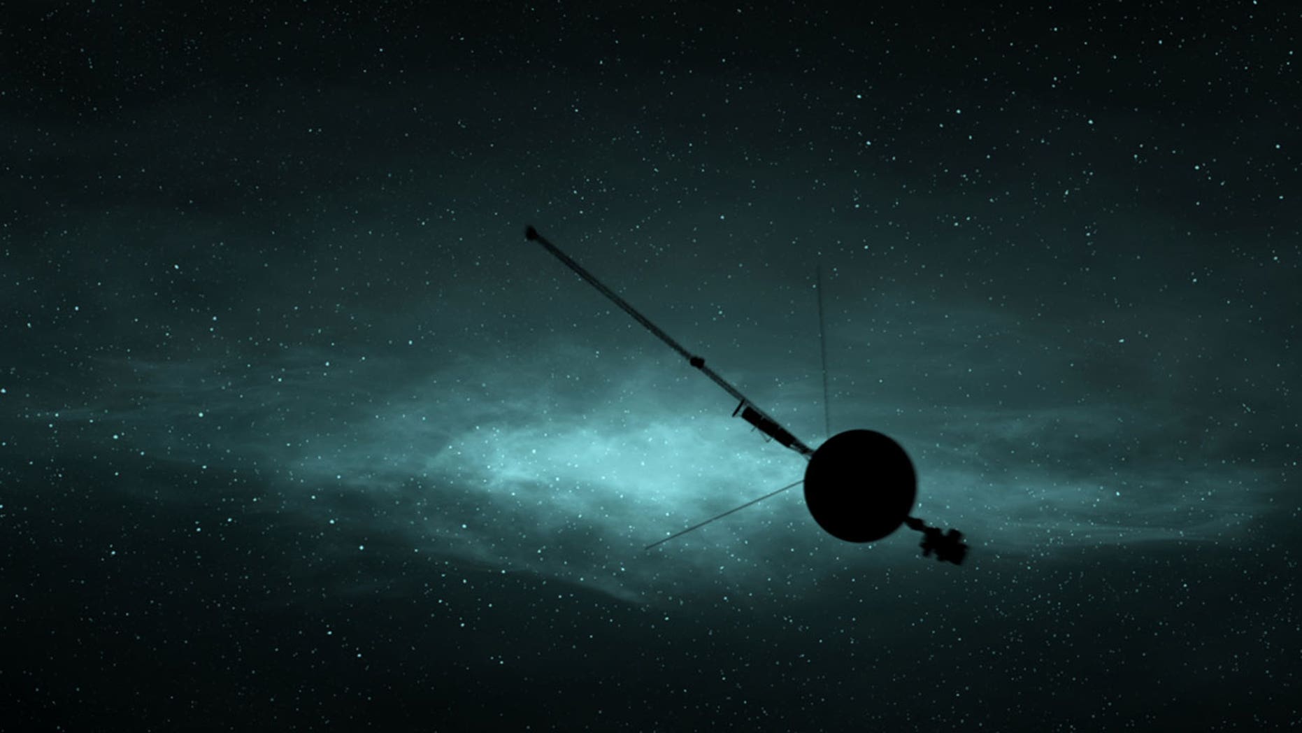 NASA’s Voyager 1 soars through interstellar space 40 years after it was launched, as depicted in the new film, "The Farthest."