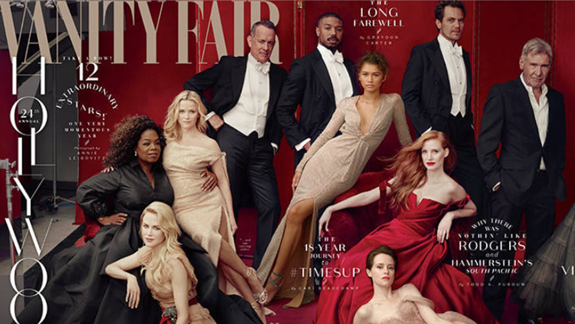 Vanity Fair released its 24th annual, Annie Leibovitz shot, Vanity Fair Hollywood issue, featuring the top 2018 faces of the industry.