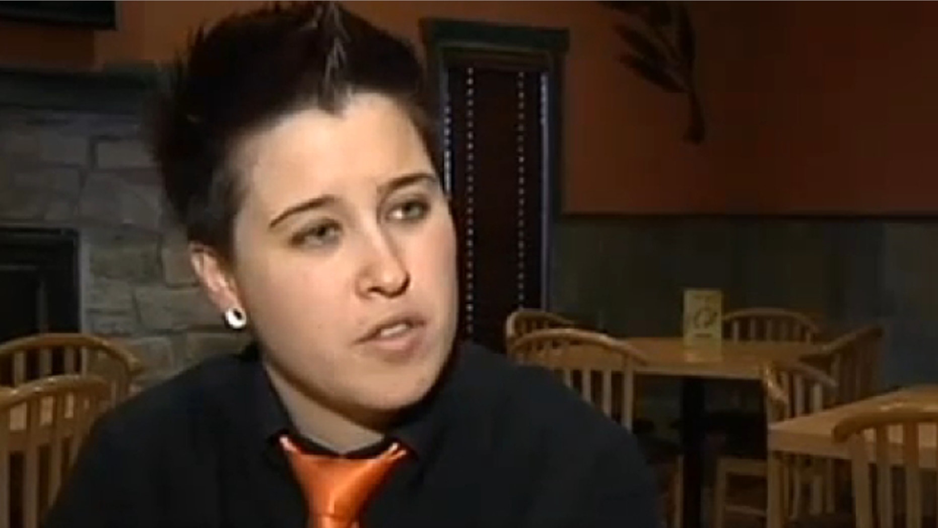 UNDATED: Dayna Morales, who works at the Gallop Asian Bistro in Bridgewater, N.J., says she was left a note criticizing her "lifestyle" instead of a tip.
