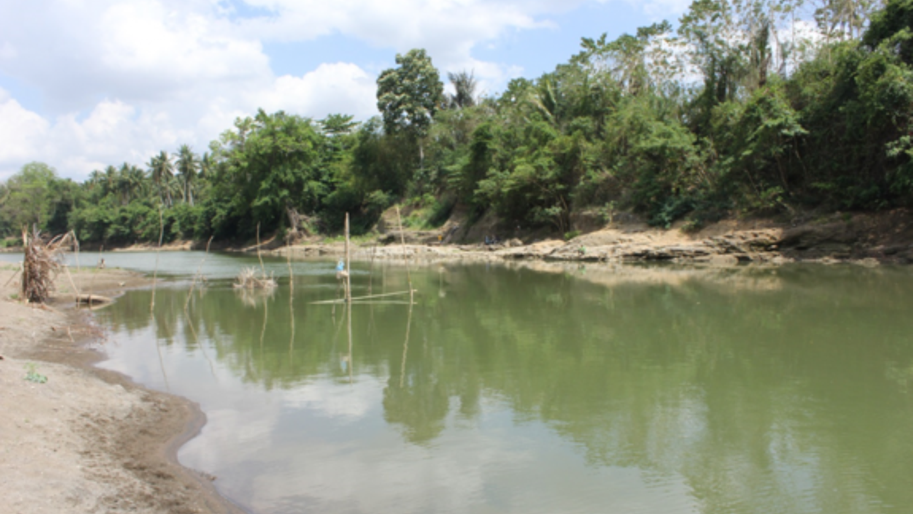 The Walanae River at Paroto, about a mile (2 km) east of Talepu.