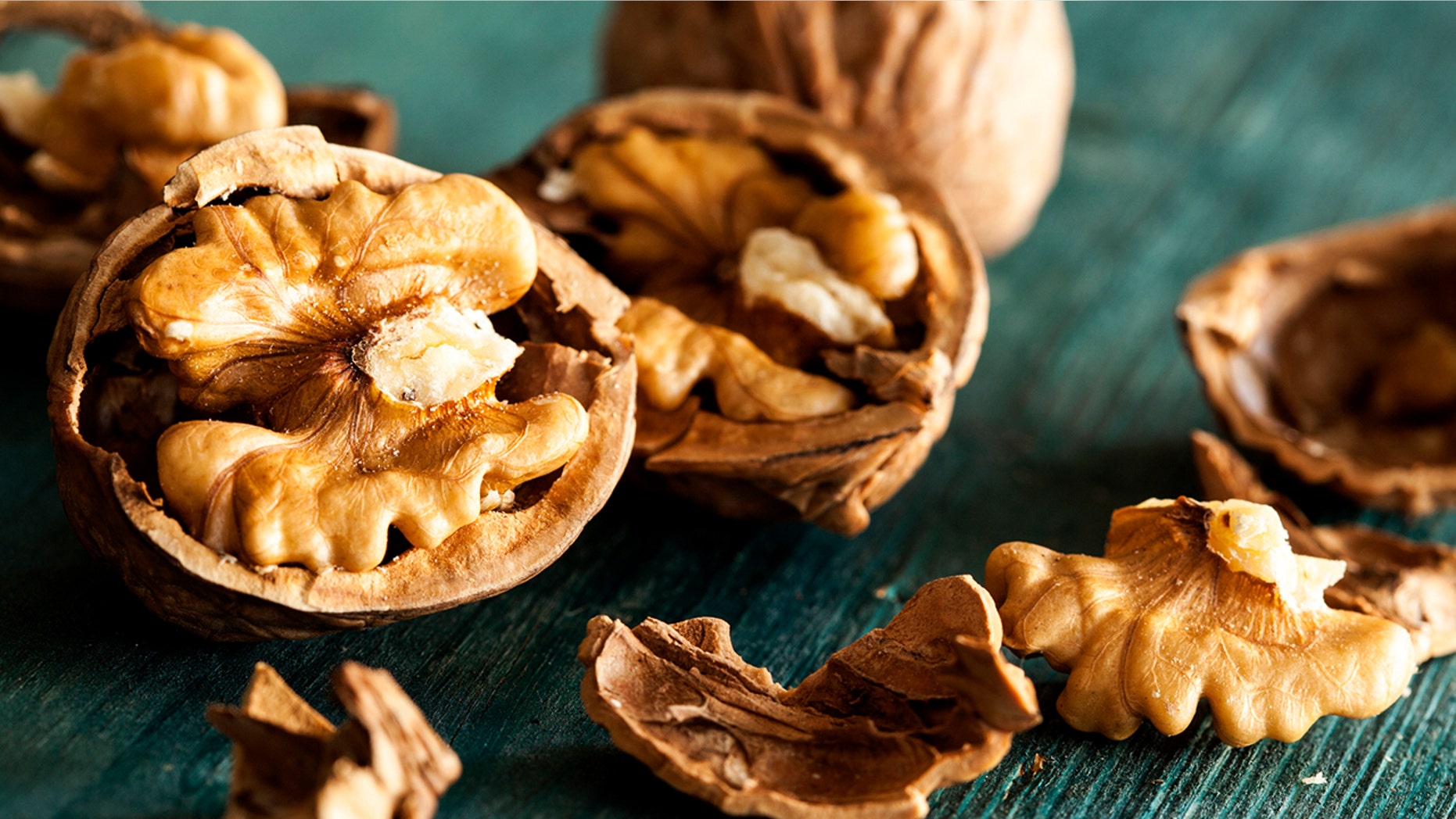 The man crushed 217 walnuts with his head in just 60 seconds.