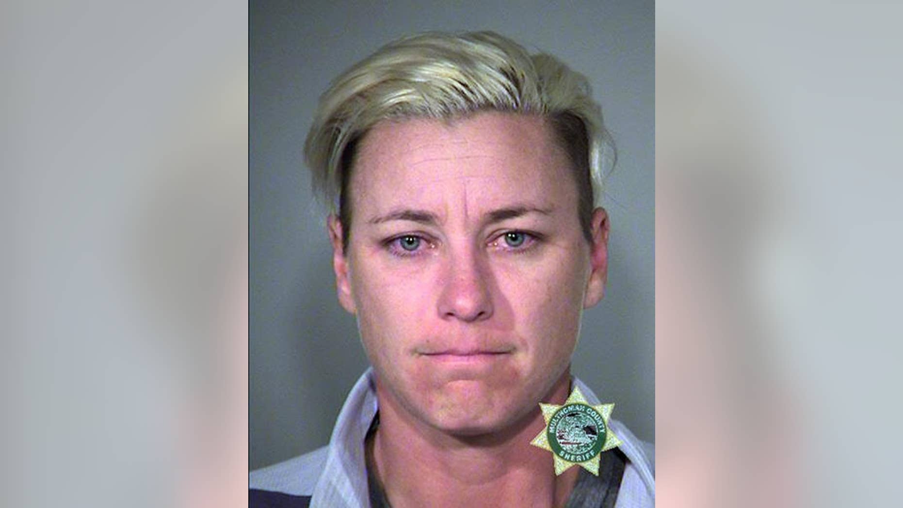 This undated photo provided by Multnomah County Sheriff's Office shows retired World Cup soccer champion Abby Wambach.