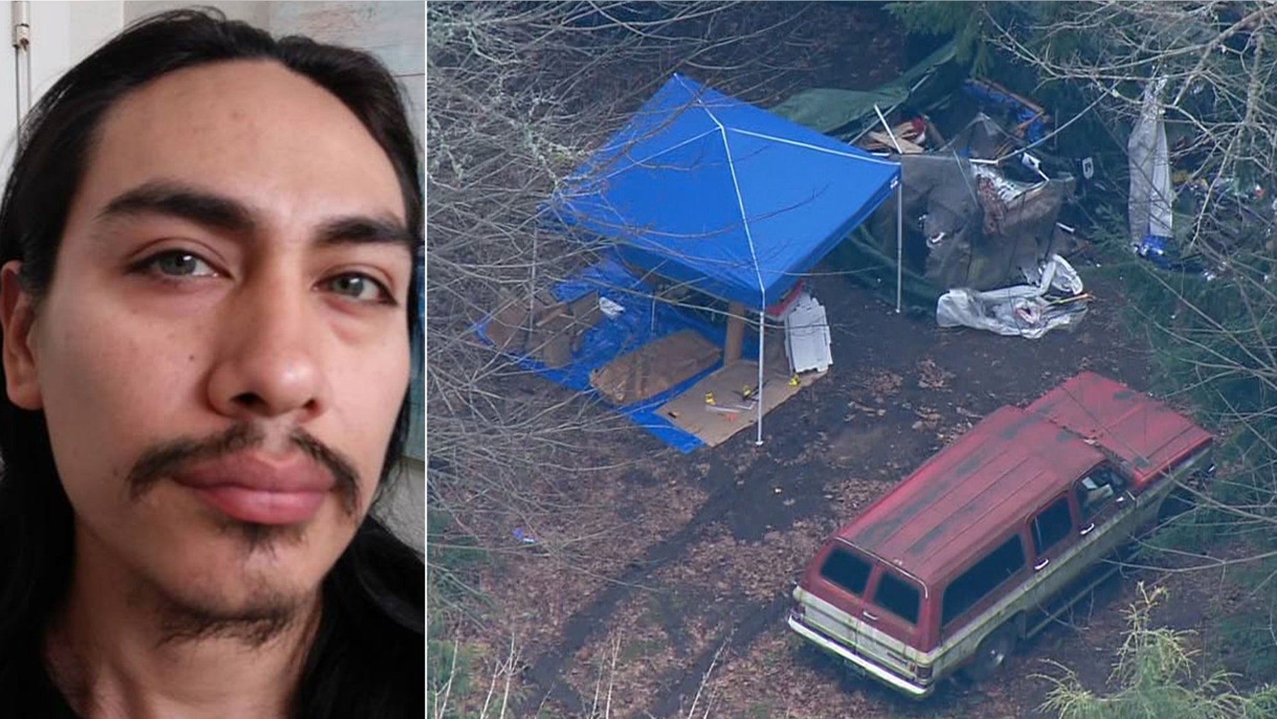 Police are searching for Jacob Gonzales, who they identified as a person of interest in the slaying of a 26-year-old woman found beheaded near a survivalist bunker in Washington.