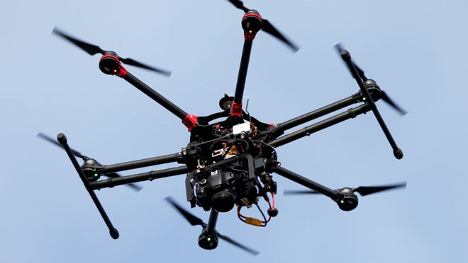 FILE: Law enforcement agencies are watching what happens to a Connecticut bill that calls for weaponized drones.