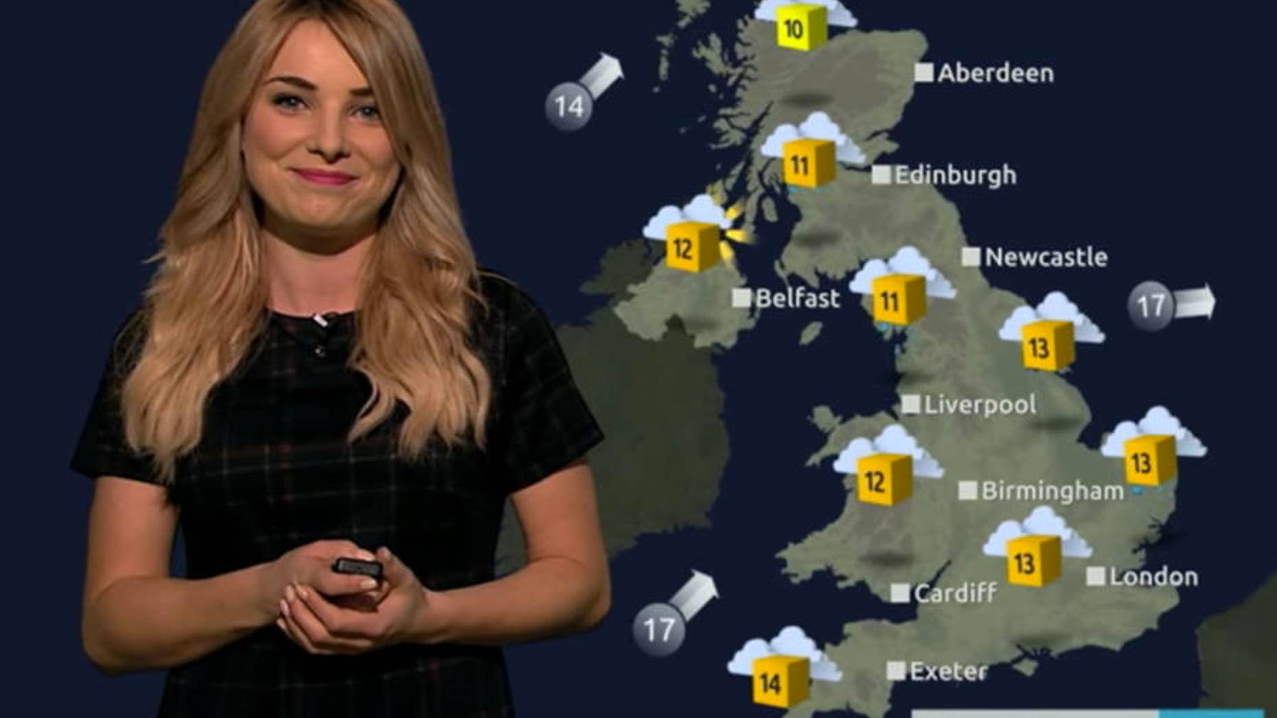 Sian Welby of UK Channel 5.