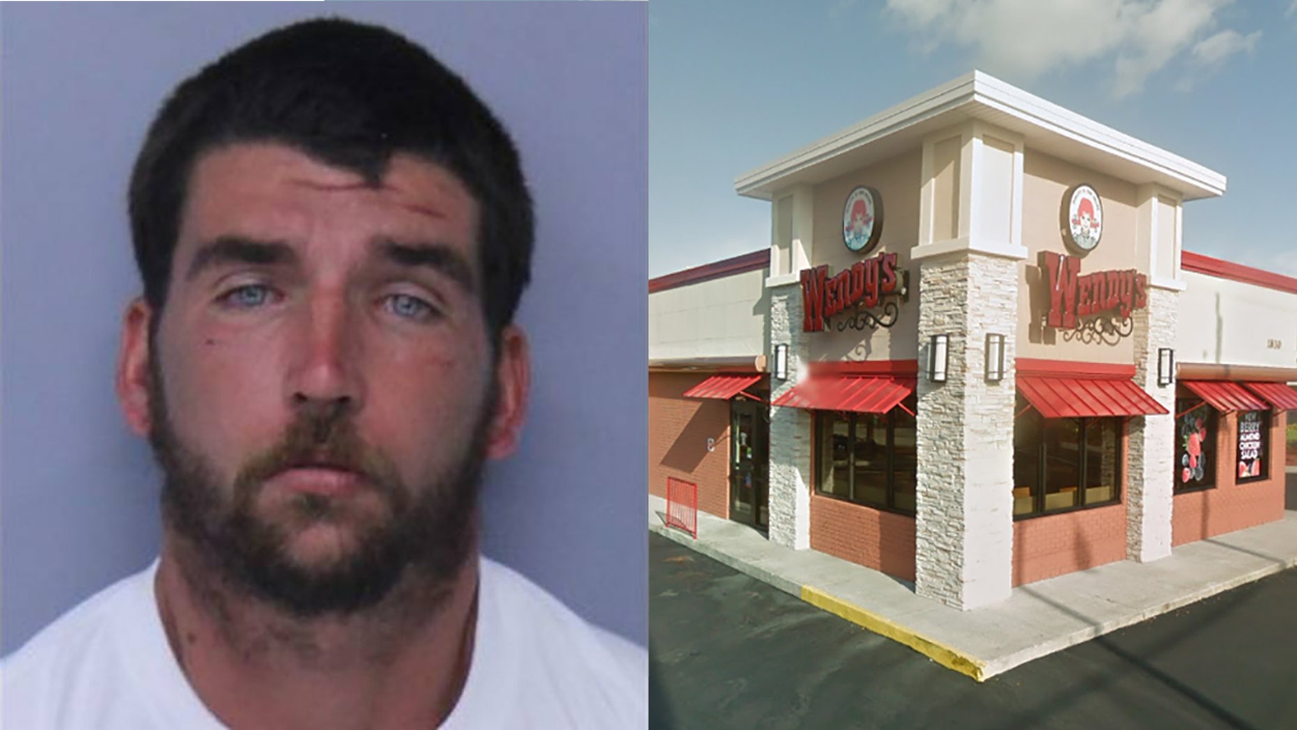 Timothy Weber, 31, was arrested following a standoff on the roof of a Wendy's in St. Augustine, Fla.