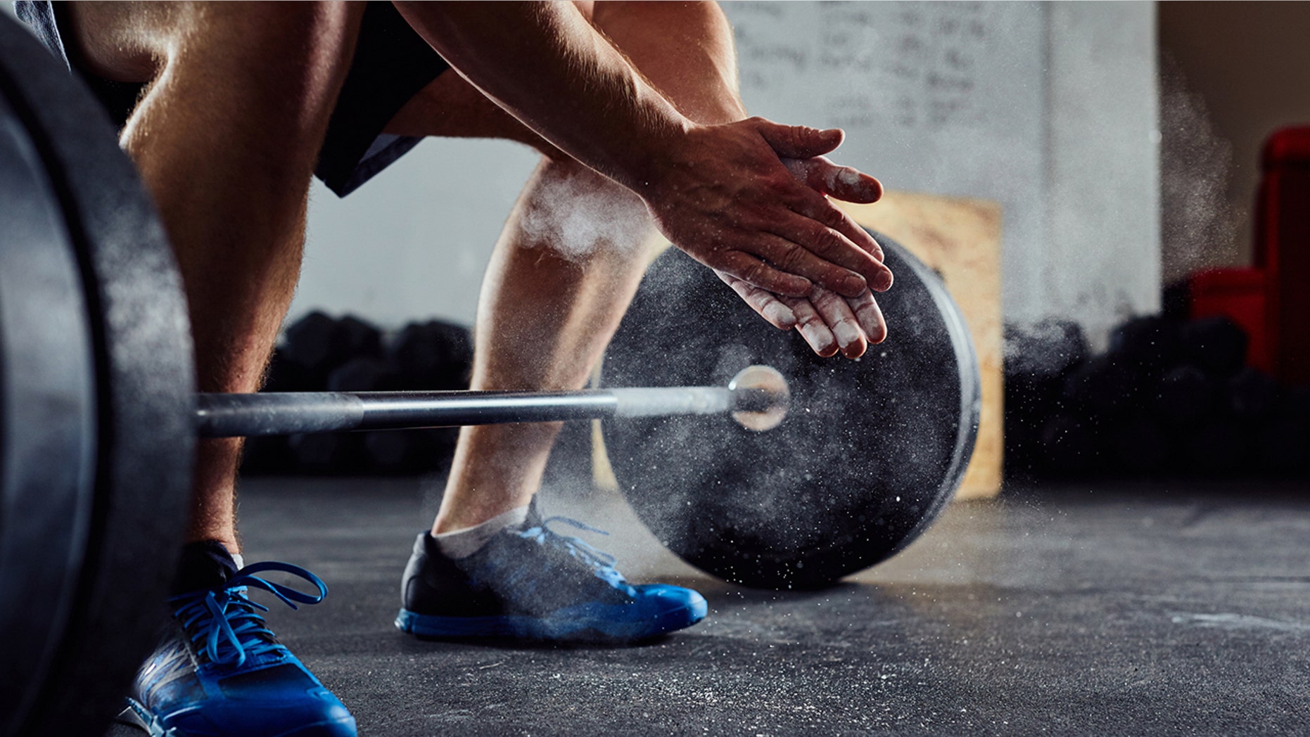 The British fitness coach and personal trainer says he can squat roughly 396 pounds.