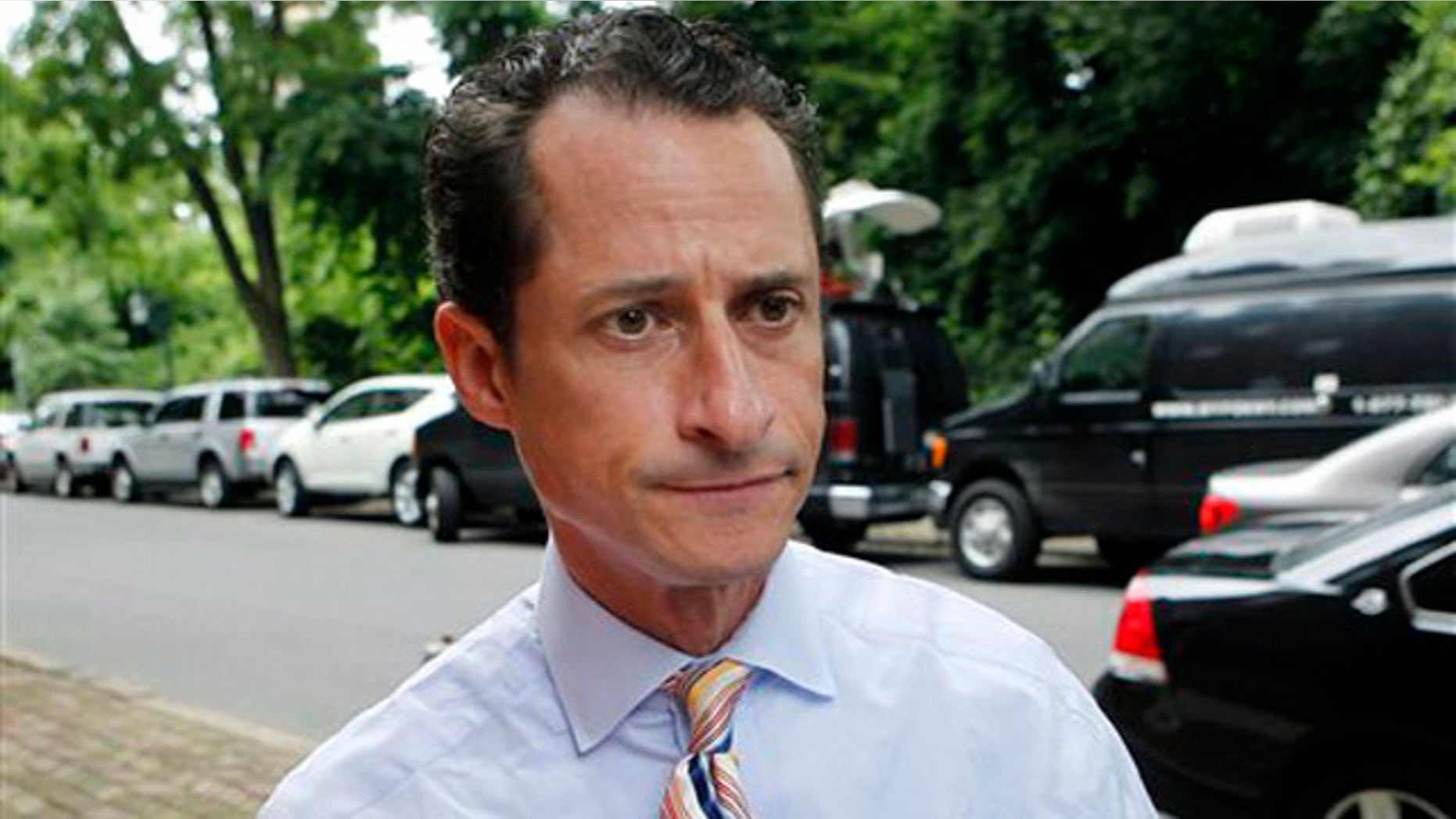FILE: June 16, 2011: Anthony Weiner returns home after he announced his resignation from Congress in the Queens borough of New York.