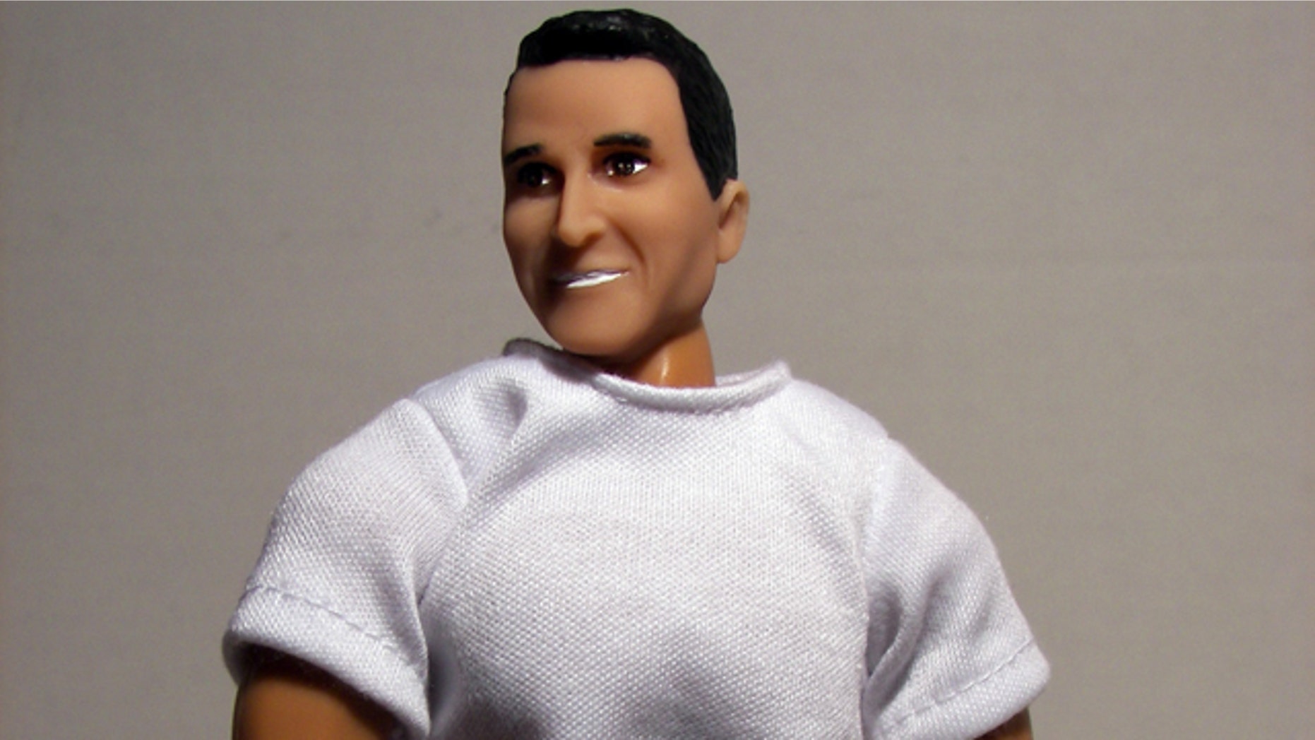 June 14: This photo released by HeroBuilders.com shows a doll in the likeness of Rep. Anthony Weiner being sold by the Oxford, Conn., company. The online action figure company has jumped on the Weiner sexting scandal with a doll of the U.S. congressman in two versions: censored and uncensored. The "standard" doll, shown, for $39.95 and the anatomically correct "for adults only" version for an extra $10. (AP/HeroBuilders.com)