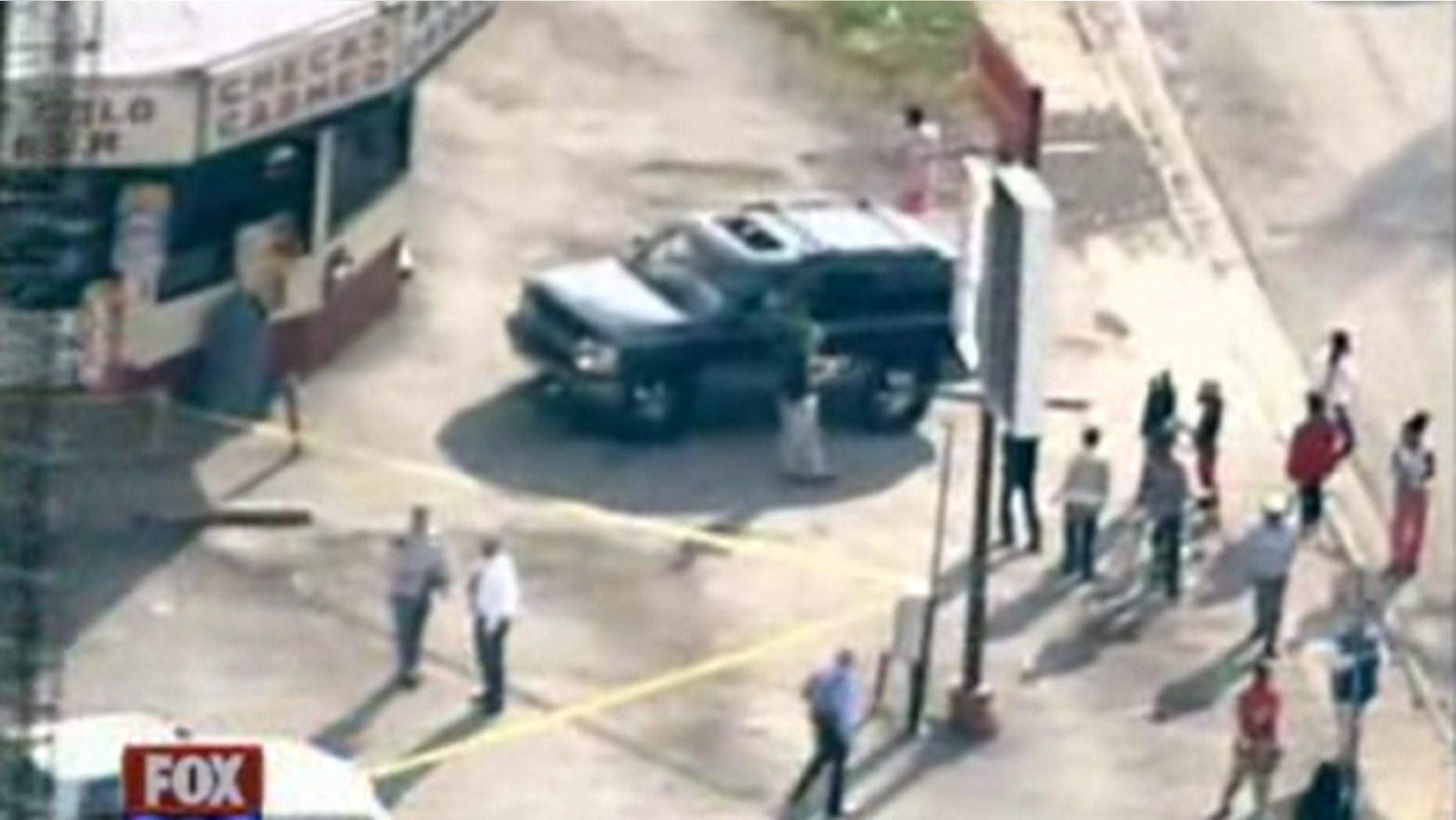 Gunfire reportedly broke out at three separate locations in the town of Wellston, a suburb of St. Louis.