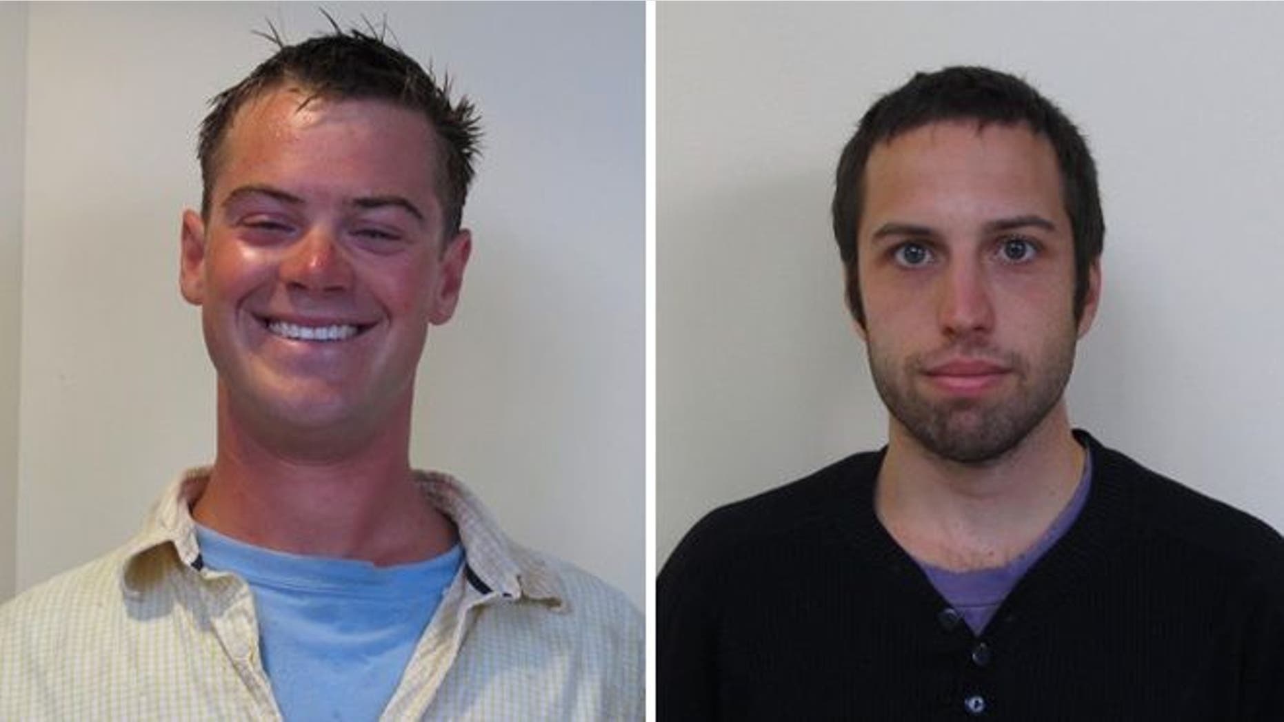 Prescott Wright, left, and Zachary Wells.