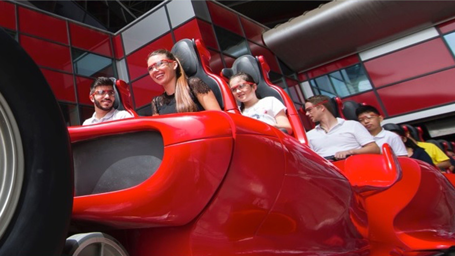 Formula Rossa in Abu Dhabi is the world's fastest roller coaster.