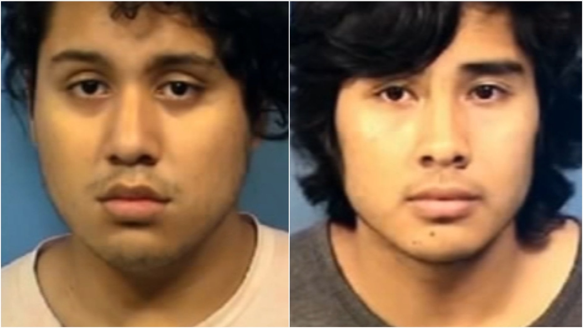 Jesus Correa, left, and Francisco Alvarado, both 18, face charges in connection with a man's death, authorities say. A 16-year-old girl also has been charged.
