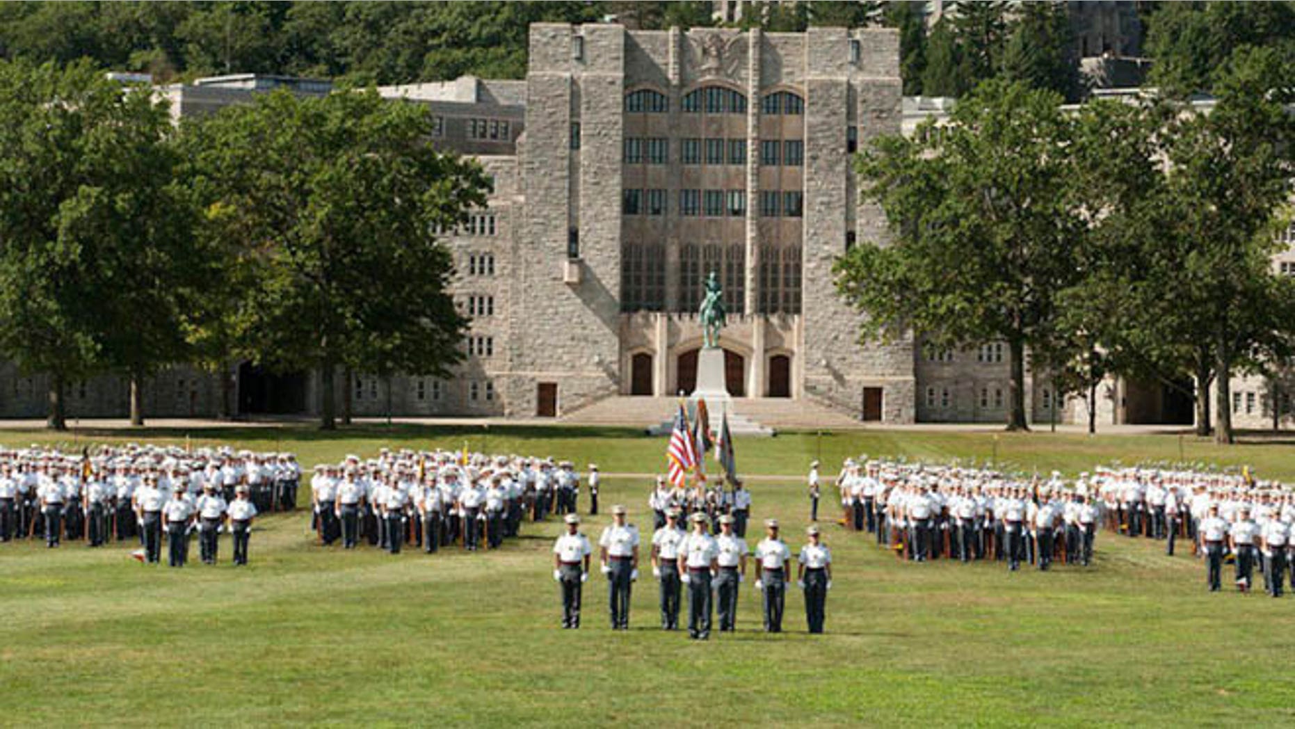 West Point cadets in formation. (U.S. Military Academy)