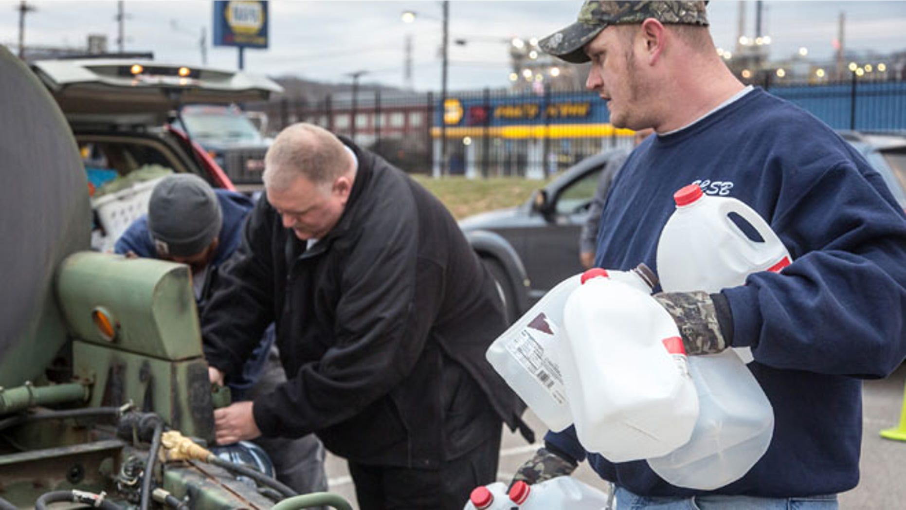 The South Charleston Public Works Department helped people get water after the 2014 chemical spill.