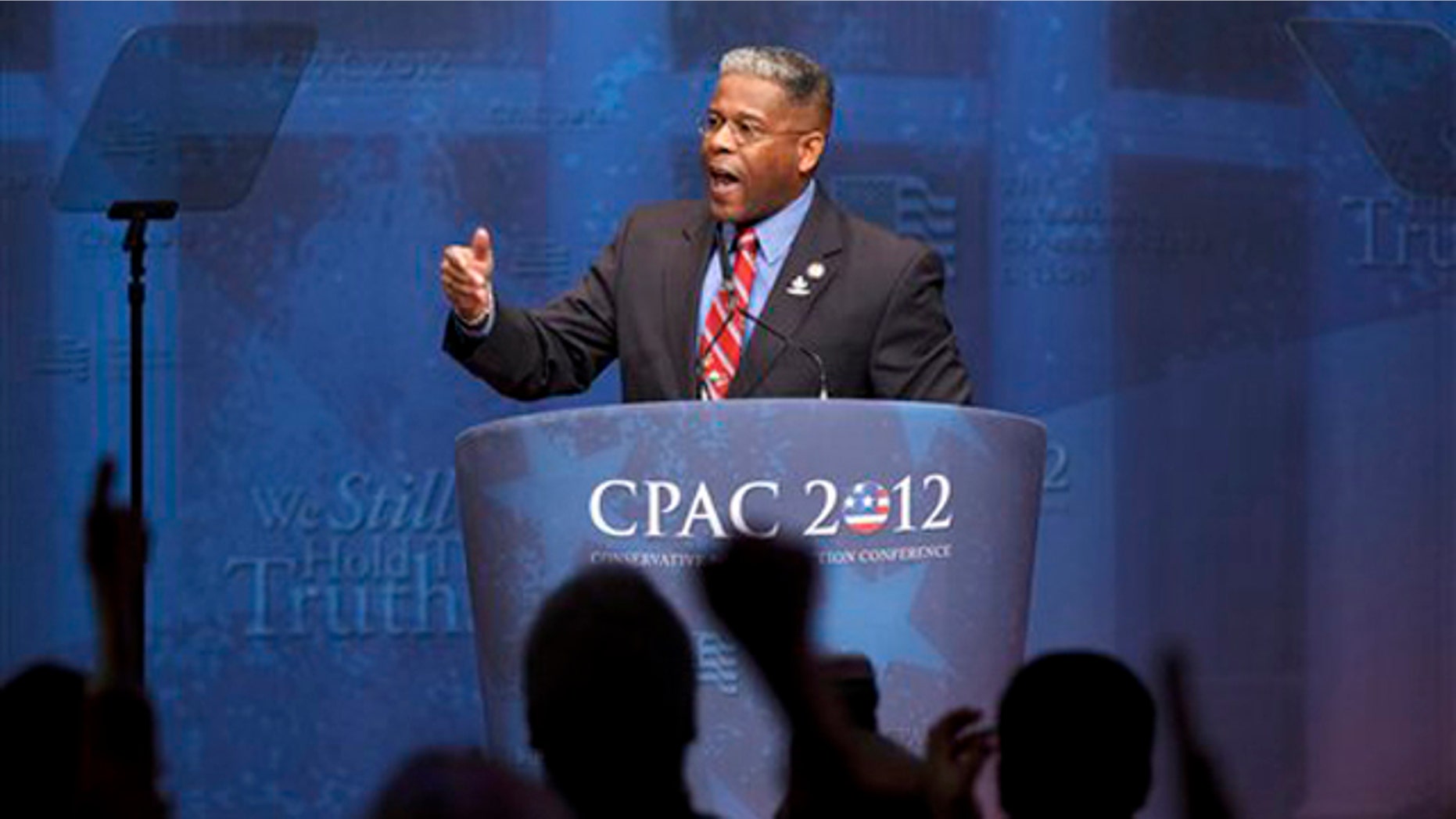 Feb. 10, 2012: Rep. Allen West speaks at the Conservative Political Action Conference in Washington.