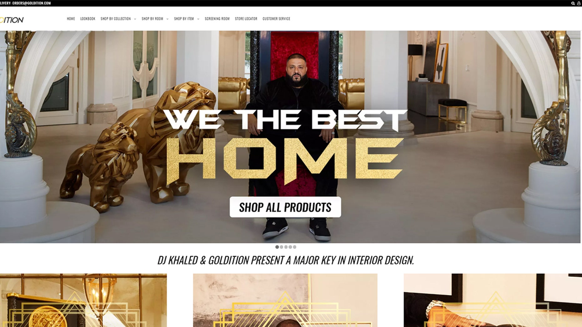 The first offerings from DJ Khaled's We the Best Home furnishings collection are currently available for purchase.