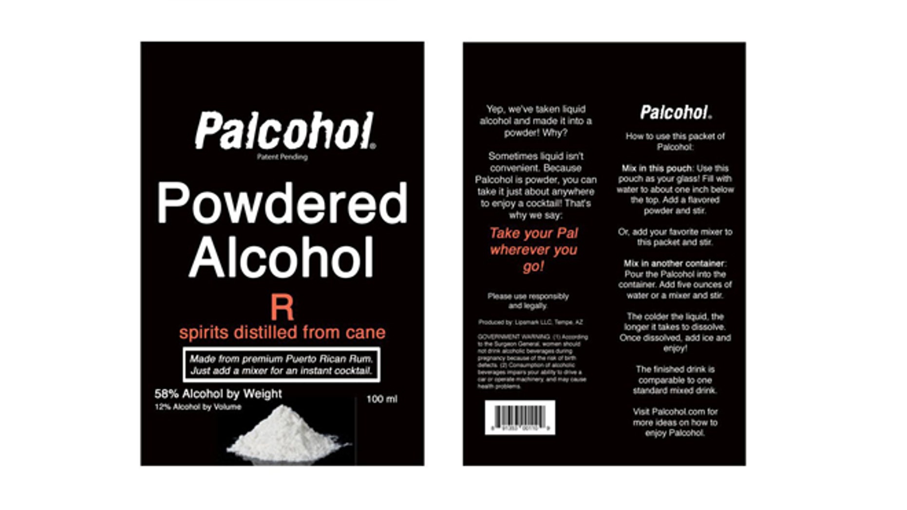 Palcohol receives the greenlight from the Alcohol and Tobacco Tax and Trade Bureau.