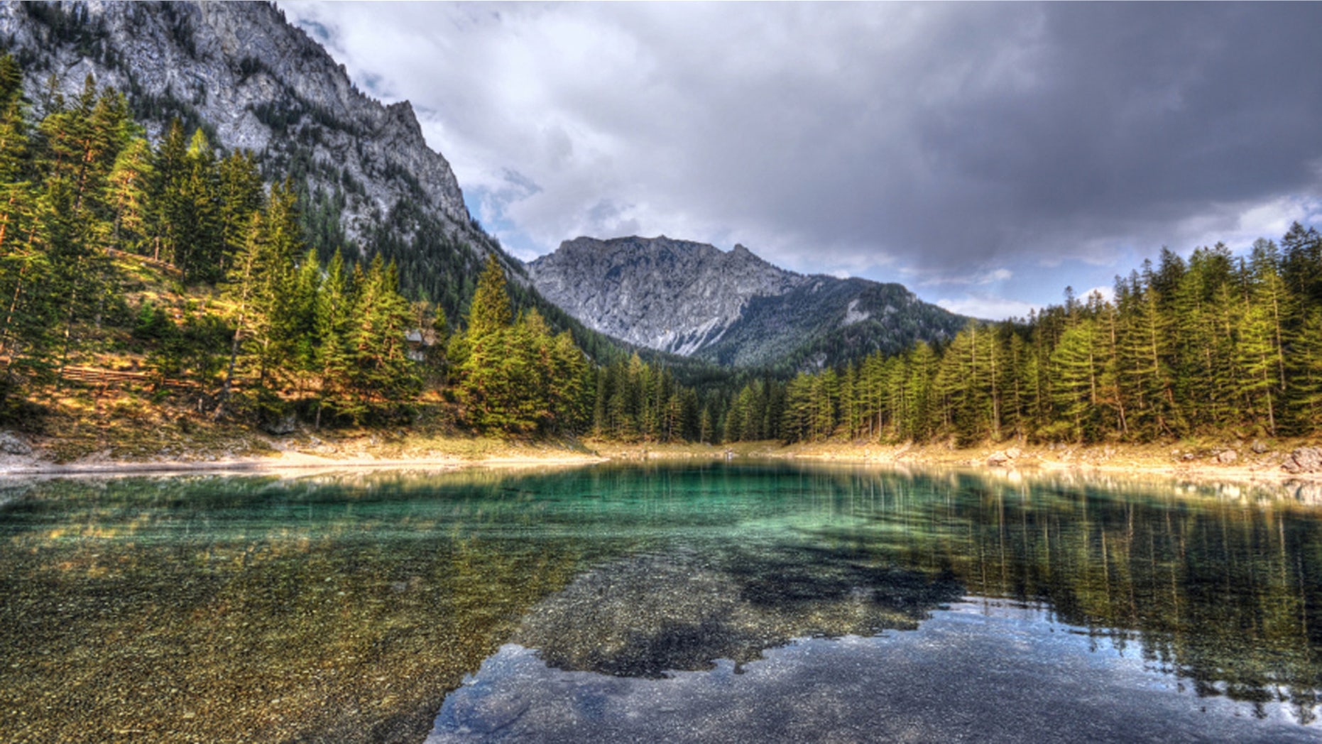 One of Austria's most famous lakes isn't quite so clear now.