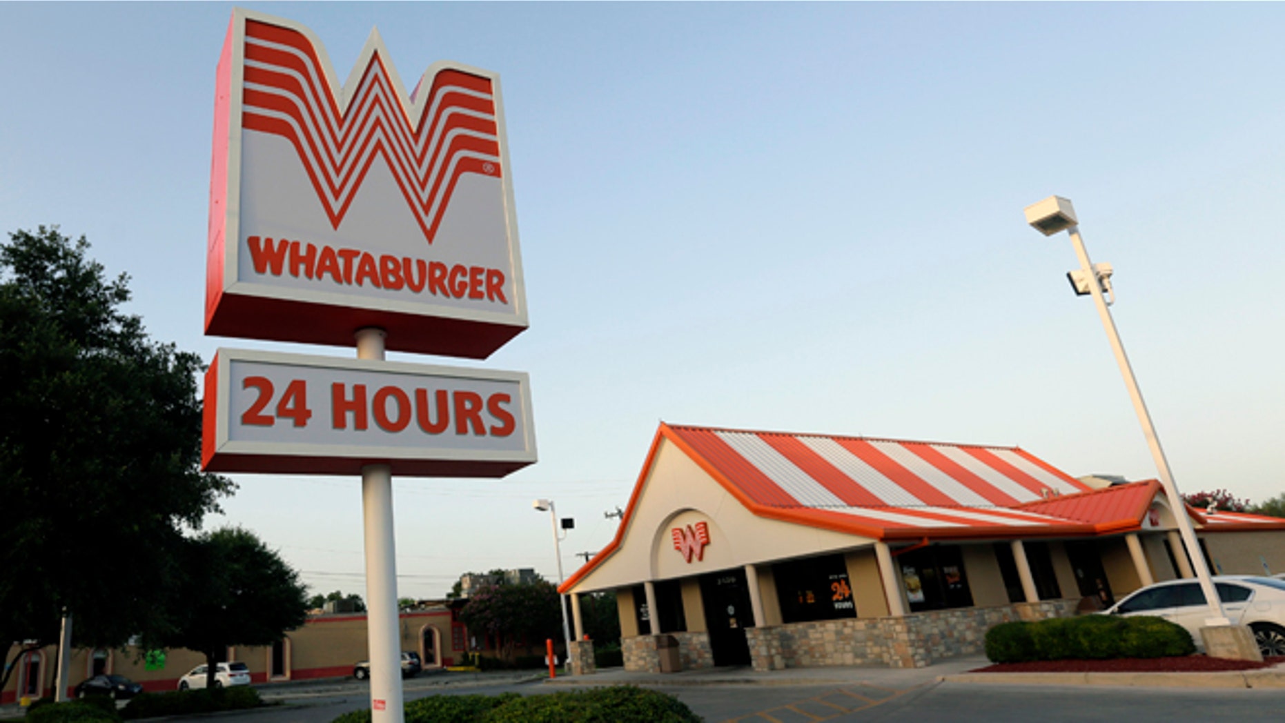 July 9, 2015: Whataburger restaurant in San Antonio, Texas.
