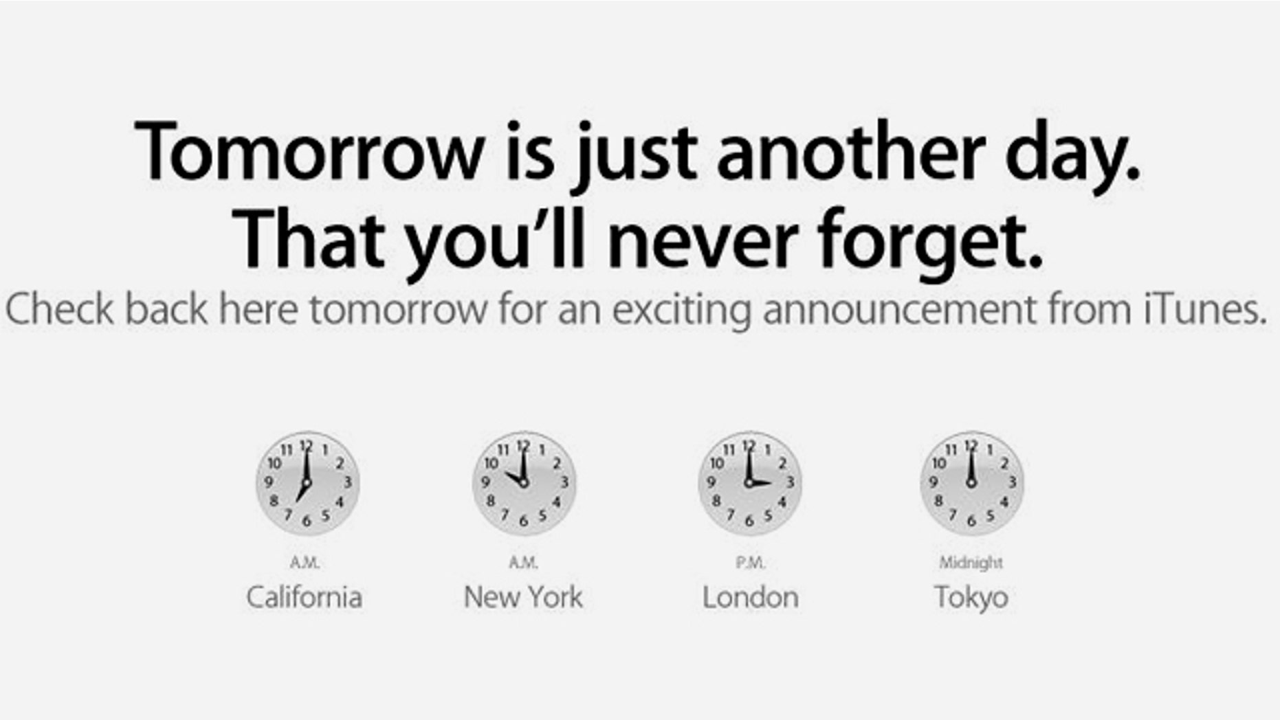 An unsubtle transformation to the Apple.com website indicates the company plans a big announcement for Tuesday.