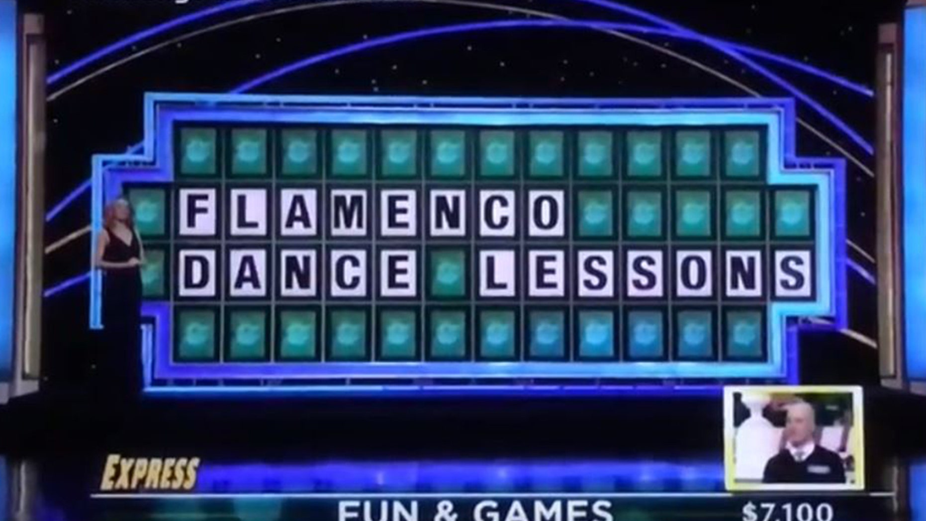 One man's "Wheel of Fortune" flub has earned him a free trip to Spain.