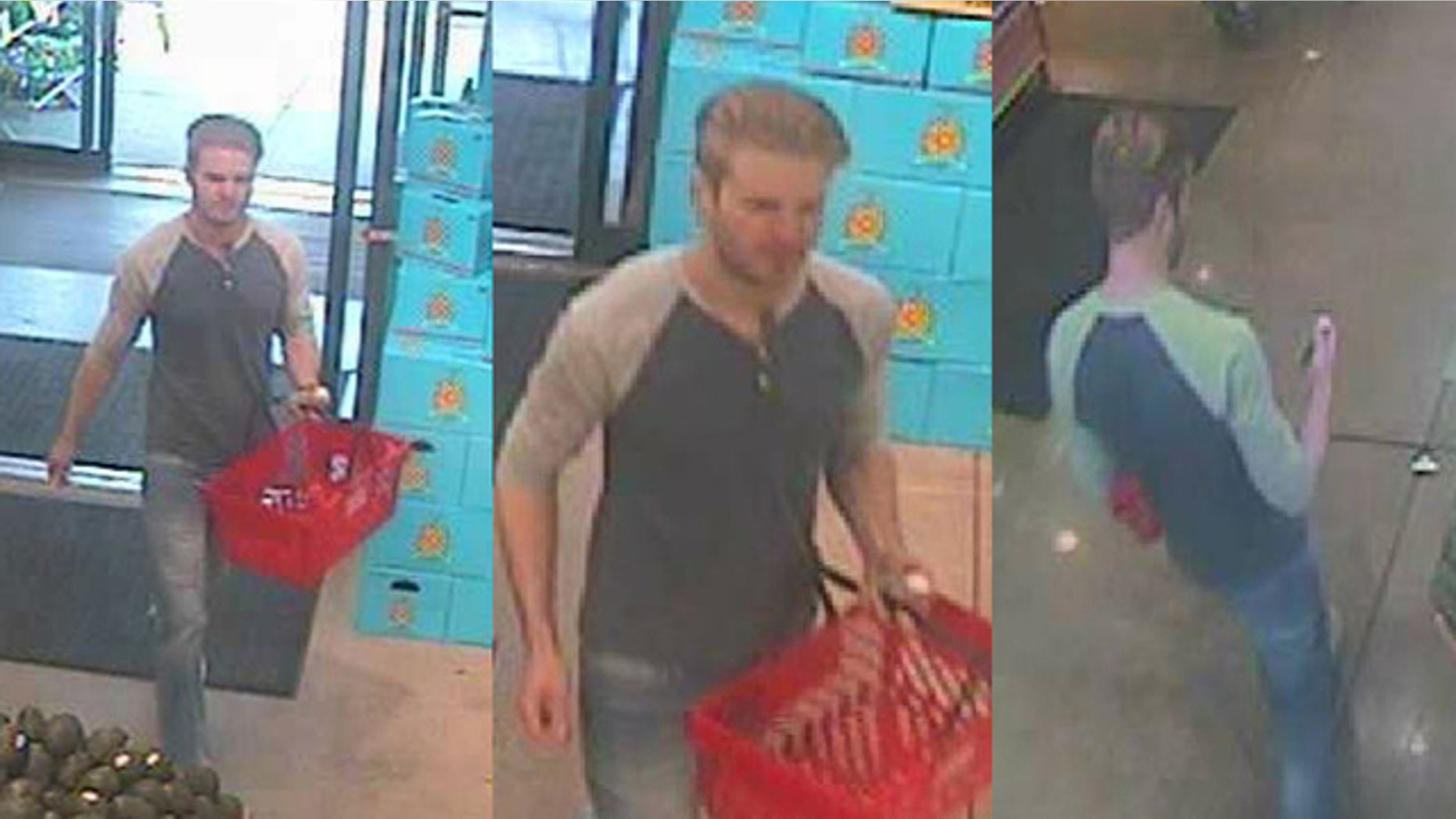 Surveillance images of the suspect.