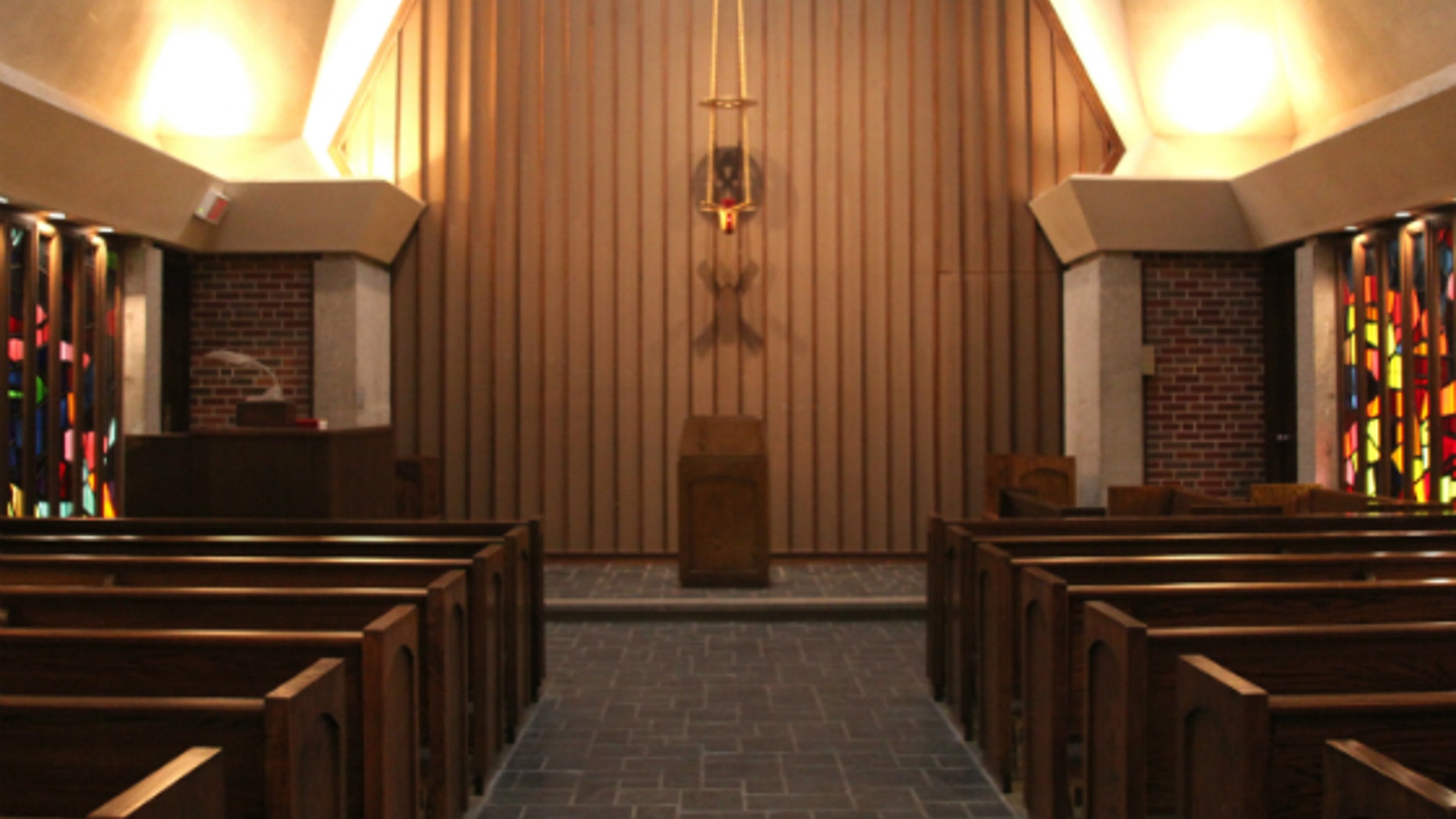 Wichita State University chapel before its renovation (Courtesy Wichita State).