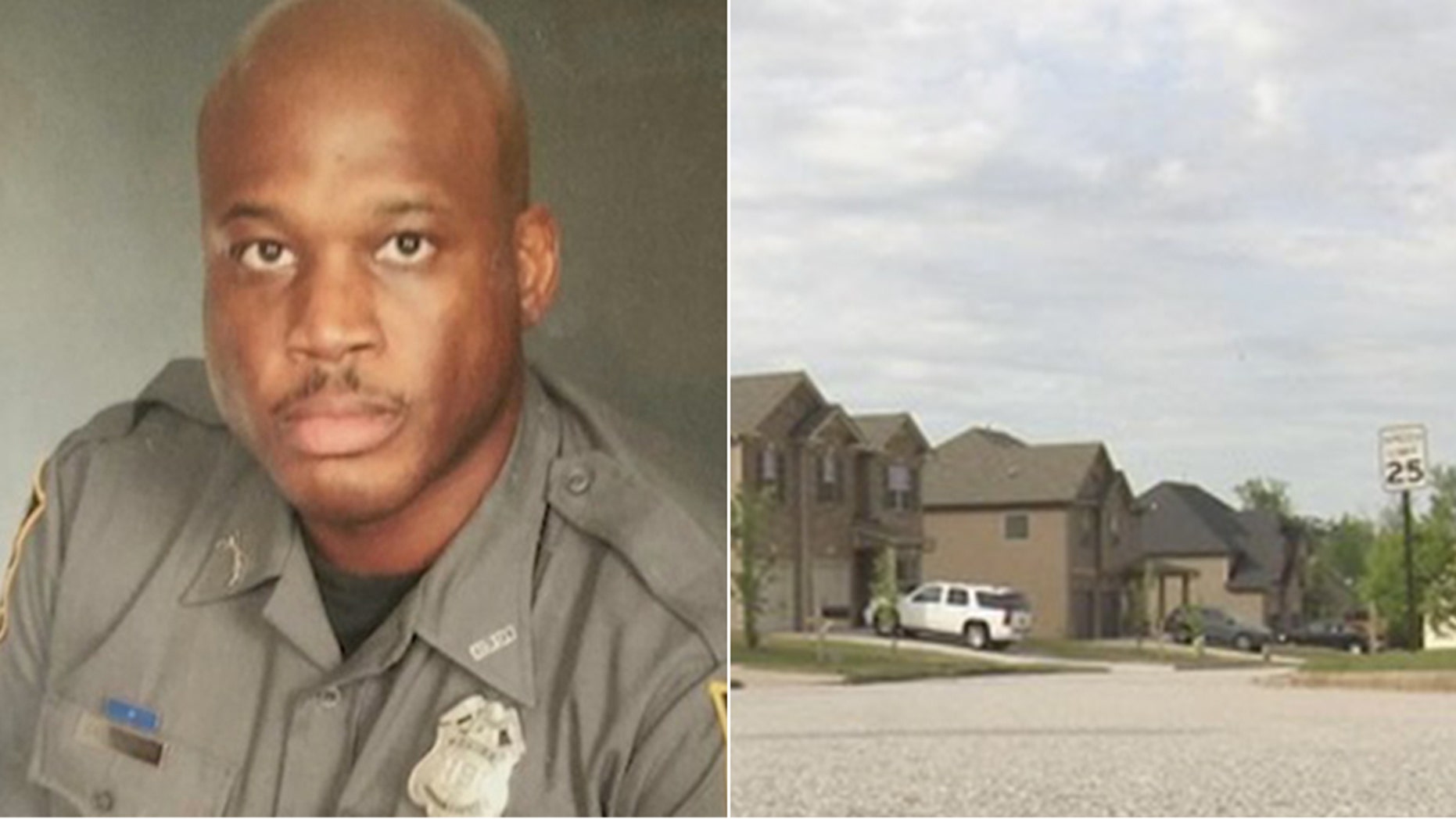 Carlos Wicker, a former DeKalb County police officer, said he fired his gun at a would-be robber outside his home.