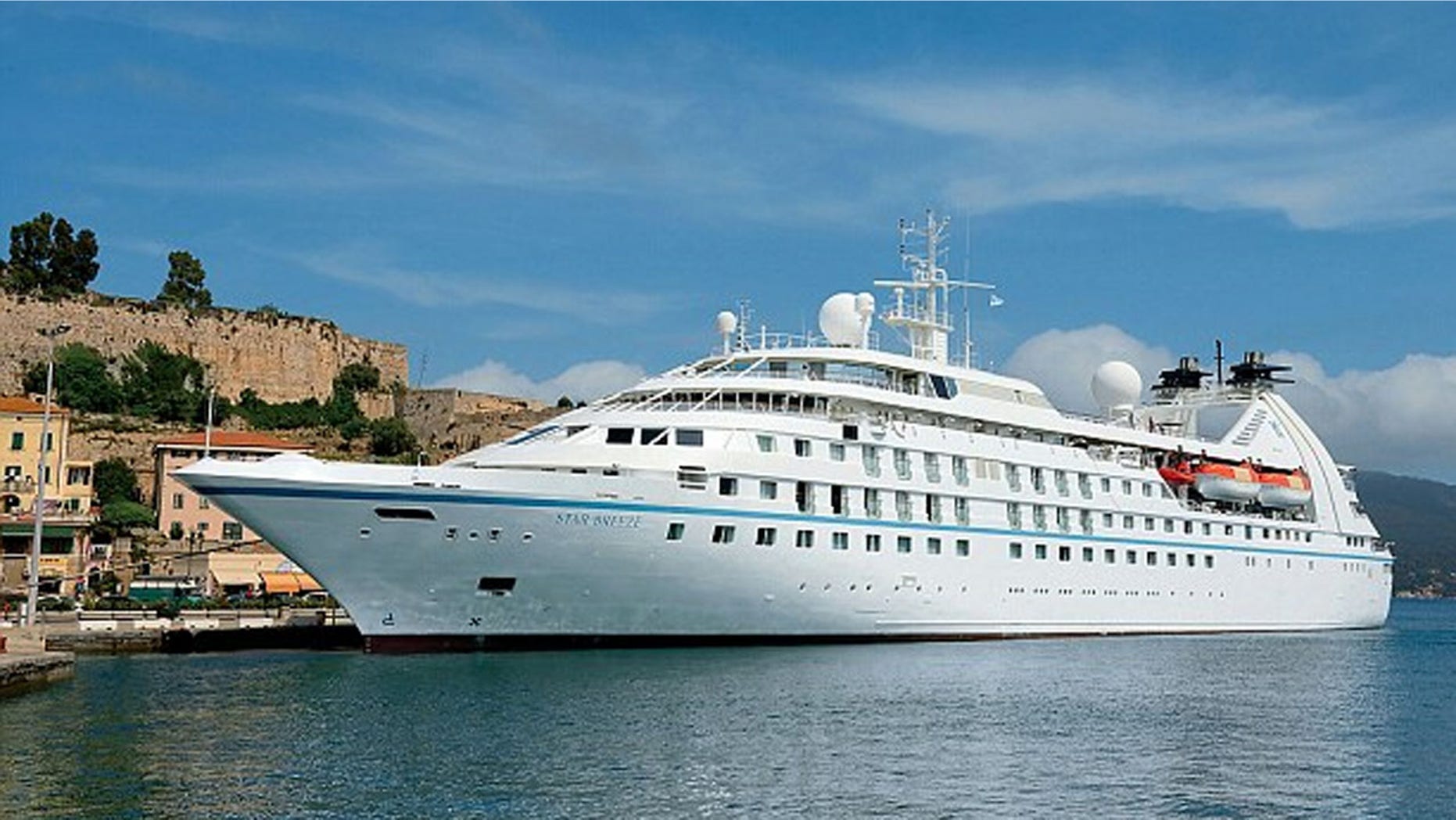 Windstar’s 212-passenger Star Breeze cruise liner can be rented for a private cruise for about $600,000 to $1million.