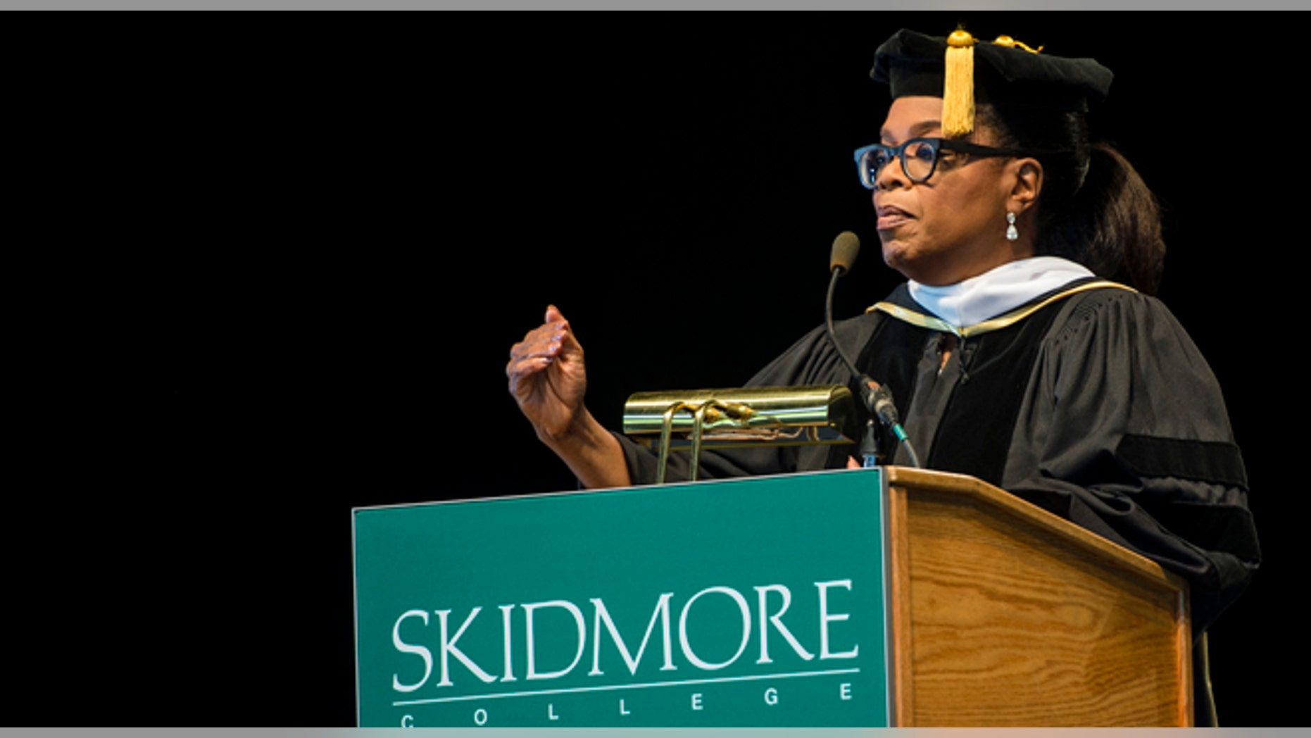 Oprah Winfrey spoke at Skidmore College's 106th Commencement.