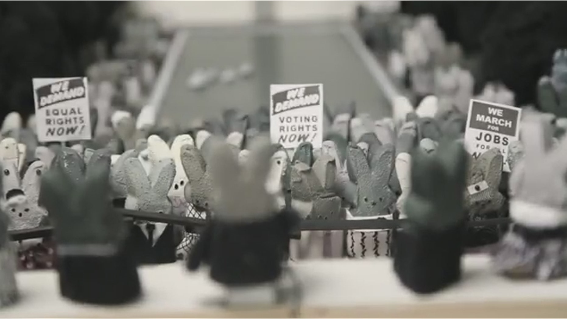 This year's winner, “I Have a Dream: Martin Luther King Jr. Addresses the Peeple,” was created by Matthew McFeeley, Mary Clare Peate and Alex Baker of Washington, D.C.