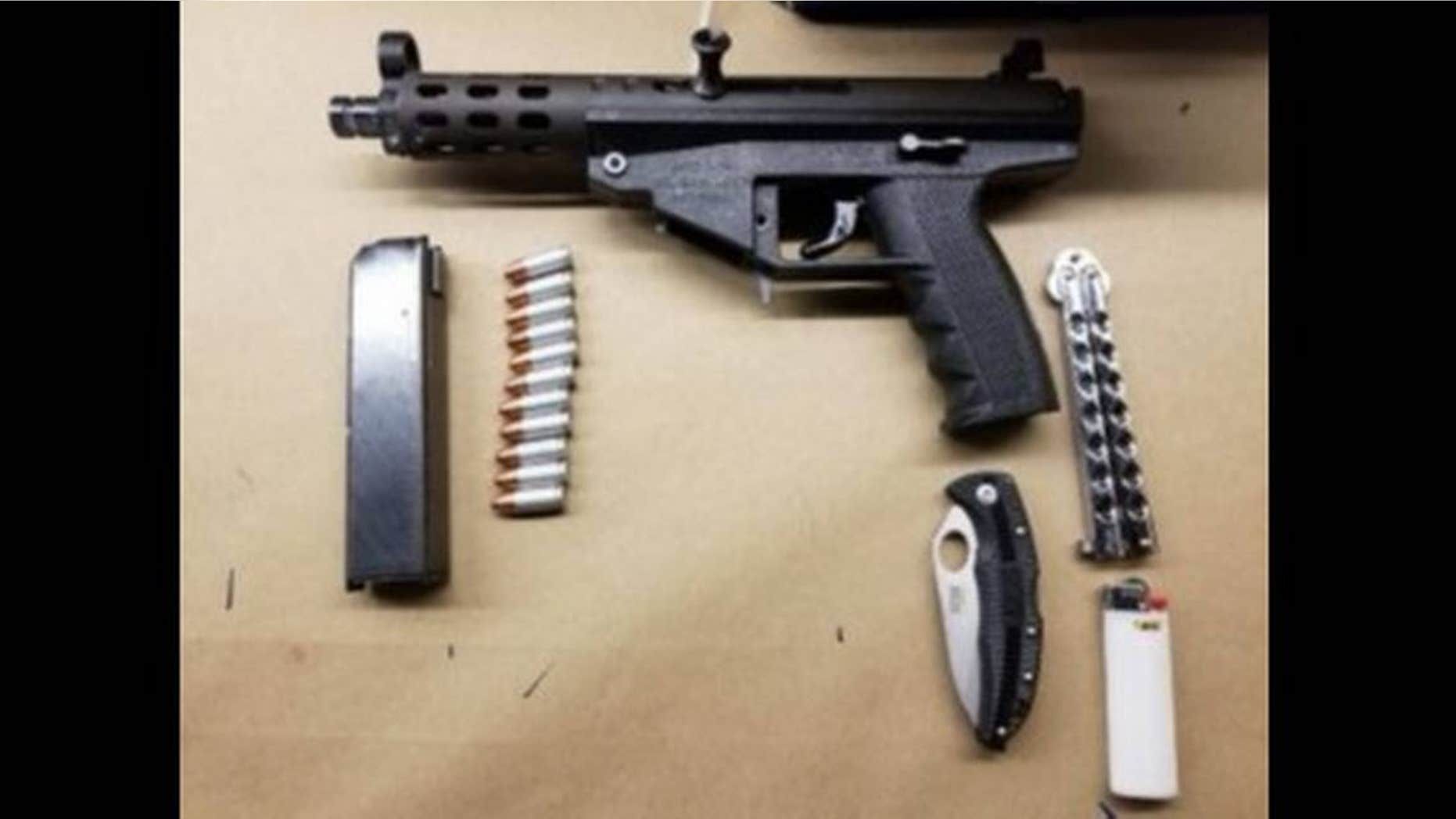 Administrators at Winter Haven Christian School called police after they confiscated a student's backpack that allegedly containing a semiautomatic pistol and two knives.