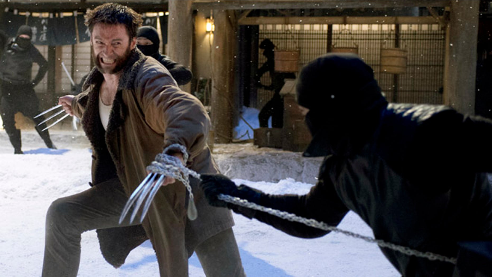 This publicity image released by 20th Century Fox shows Hugh Jackman in a scene from "The Wolverine."
