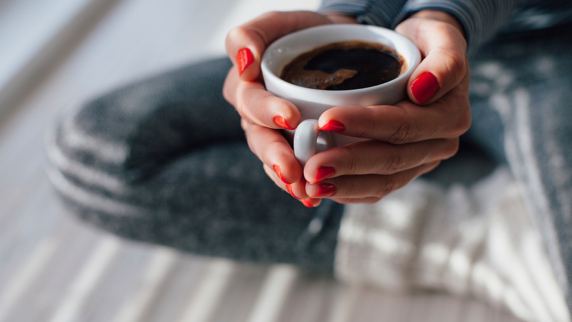 Hot morning coffee