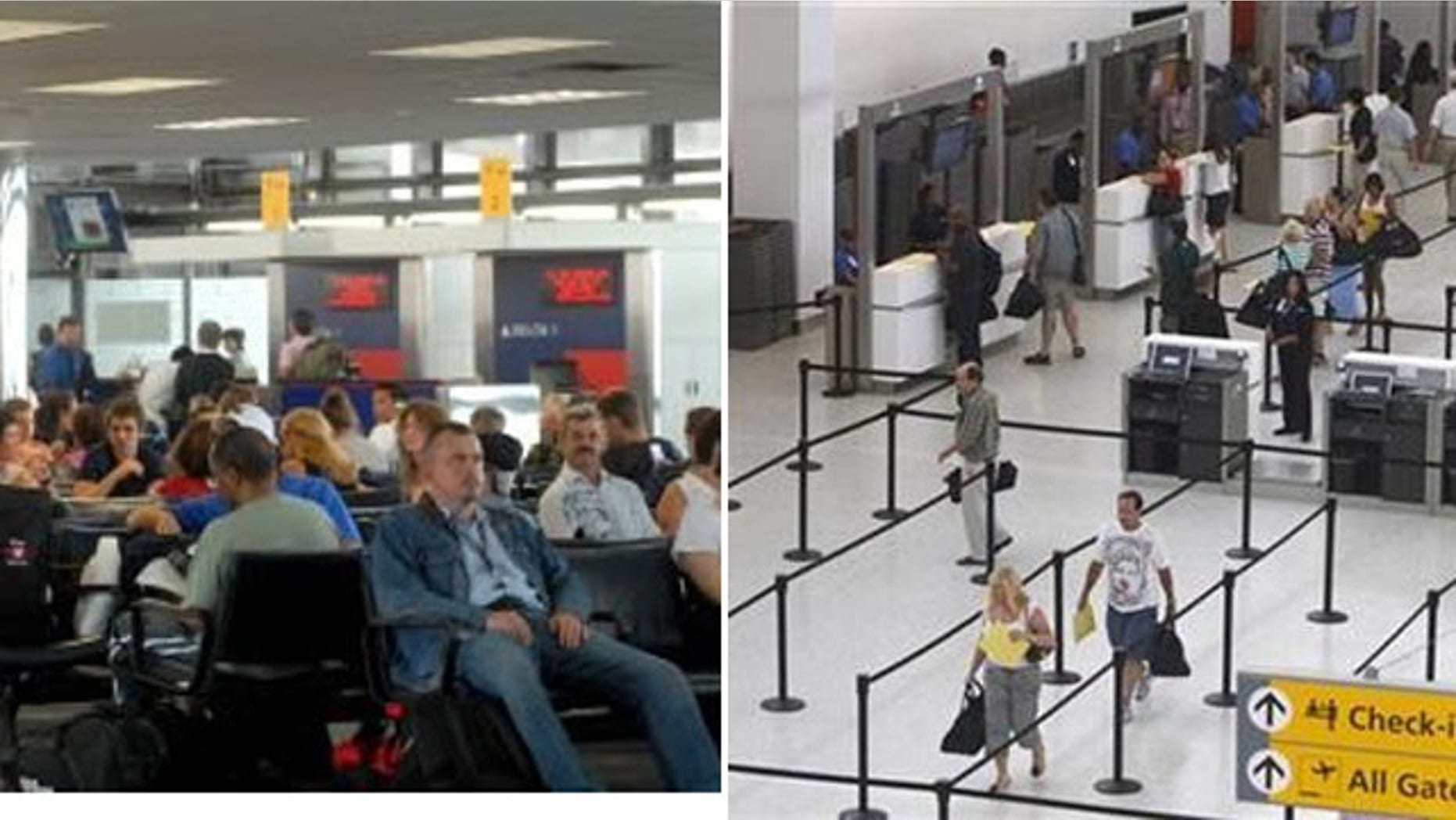 New York's JFK terminal 3 (right) was ranked the world's worst airport terminal, while JFK's terminal 5 was top 5 best out of 10.