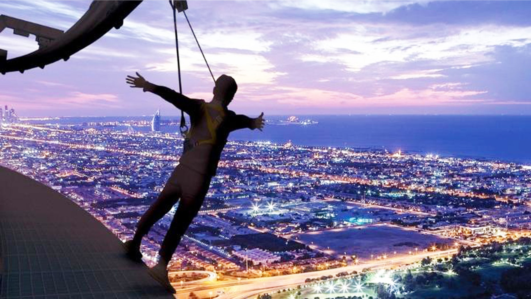 Dubai is calling all serious daredevils to just hang out-- 900 feet above the ground.